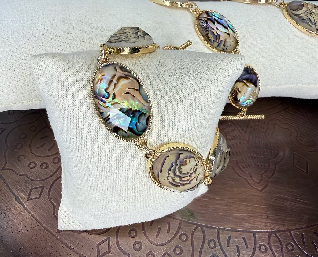 Natural Abalone Shell Bracelet