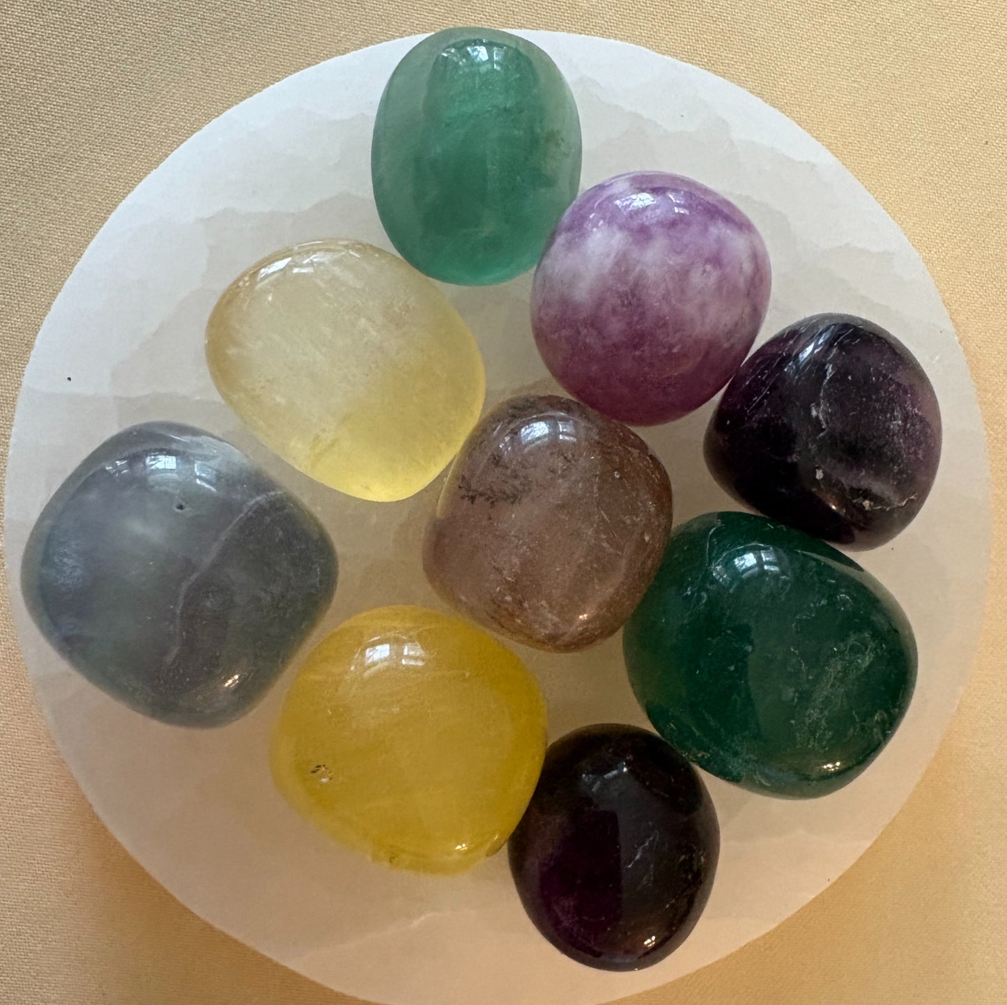 Candy Fluorite Tumbled Stone
