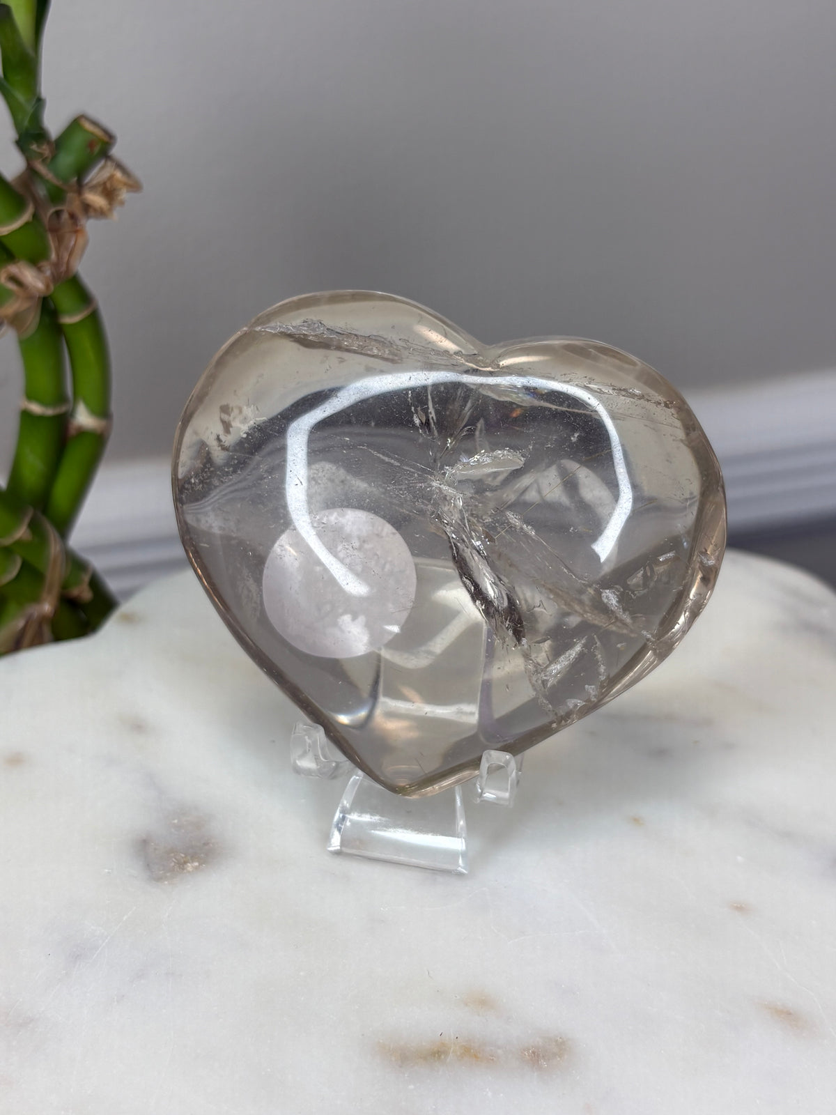 Smoky Quartz Heart