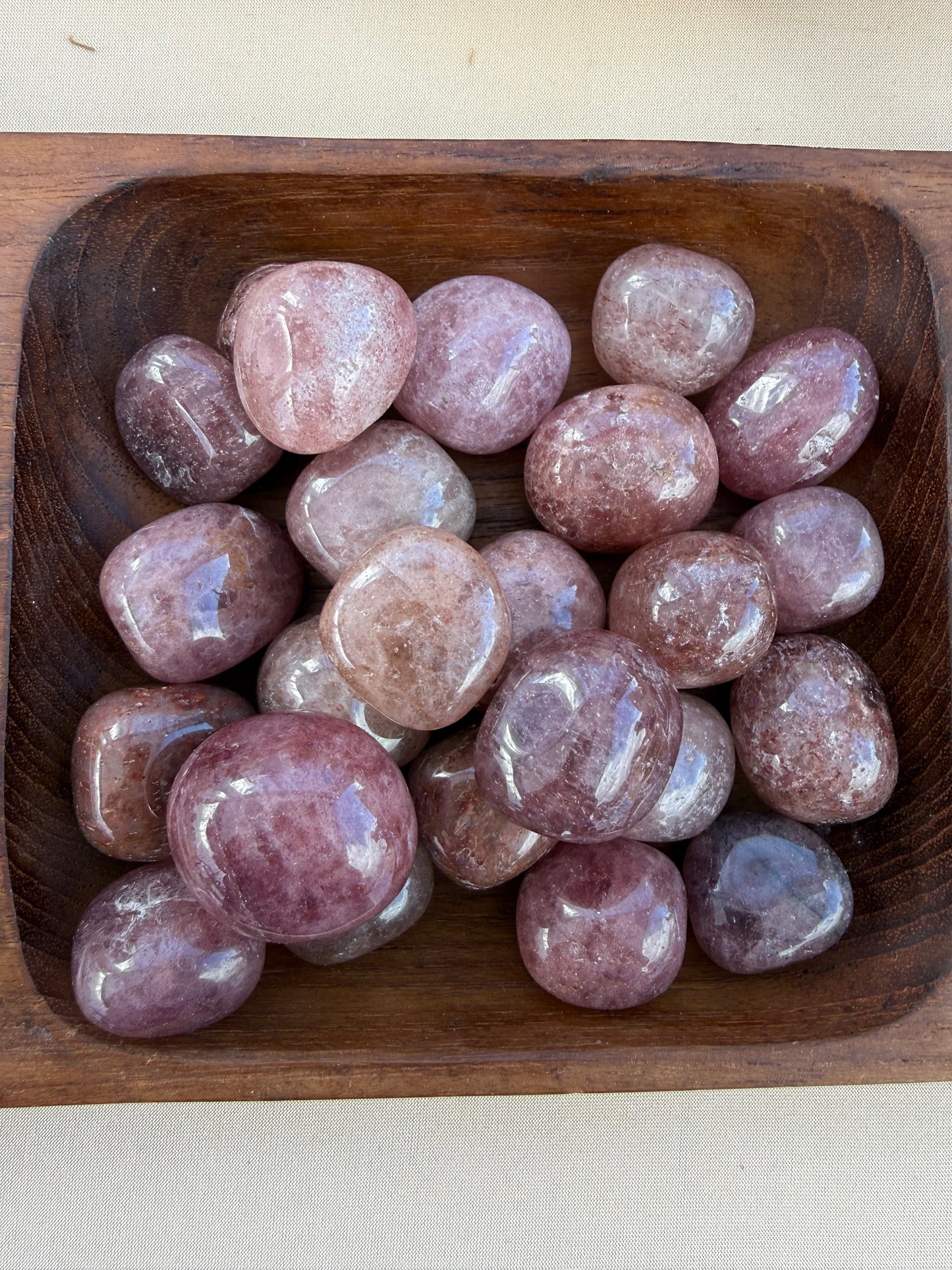 Strawberry Quartz Tumbled Stone