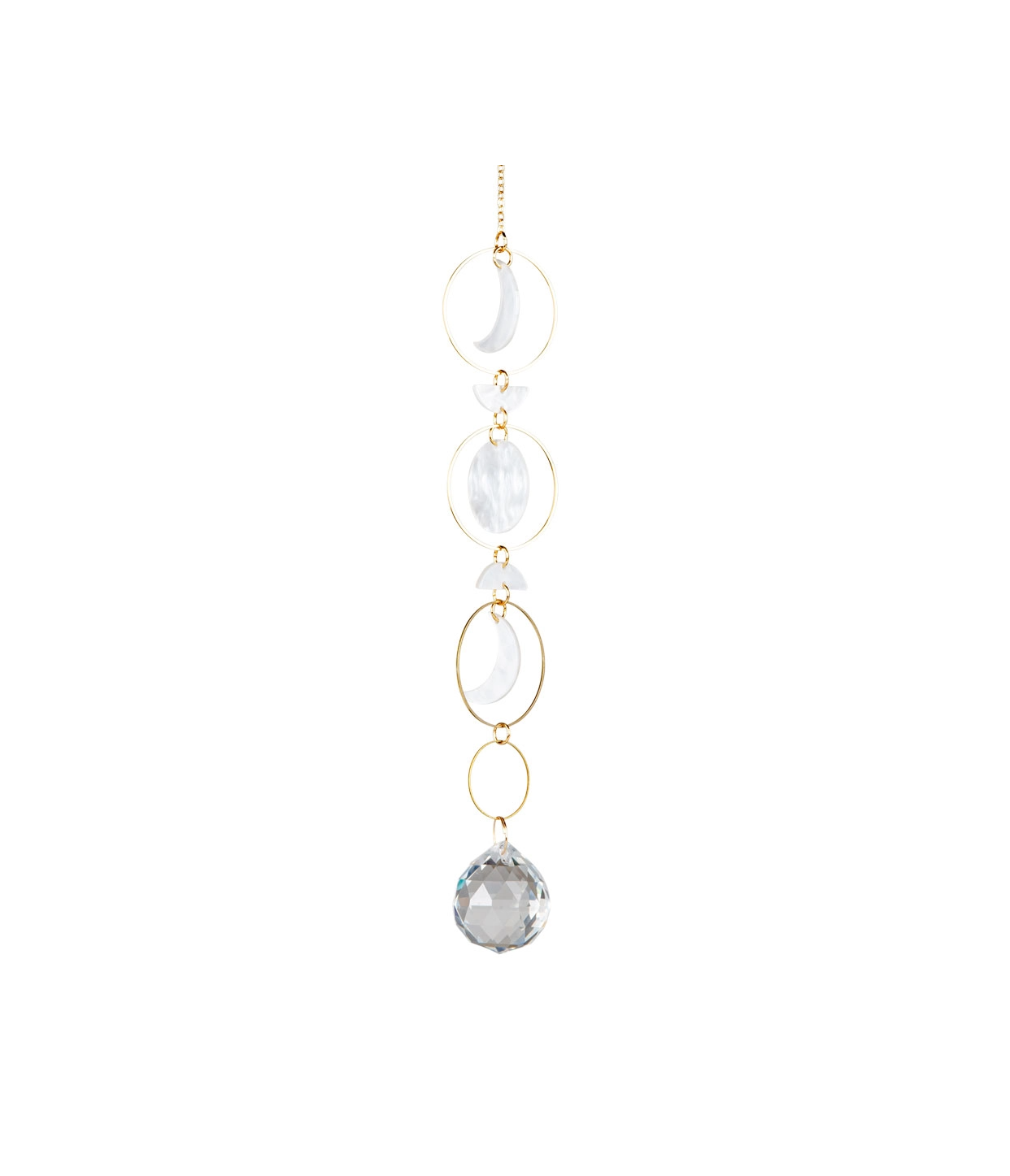 Sun & Moon Resin Crystal Suncatcher