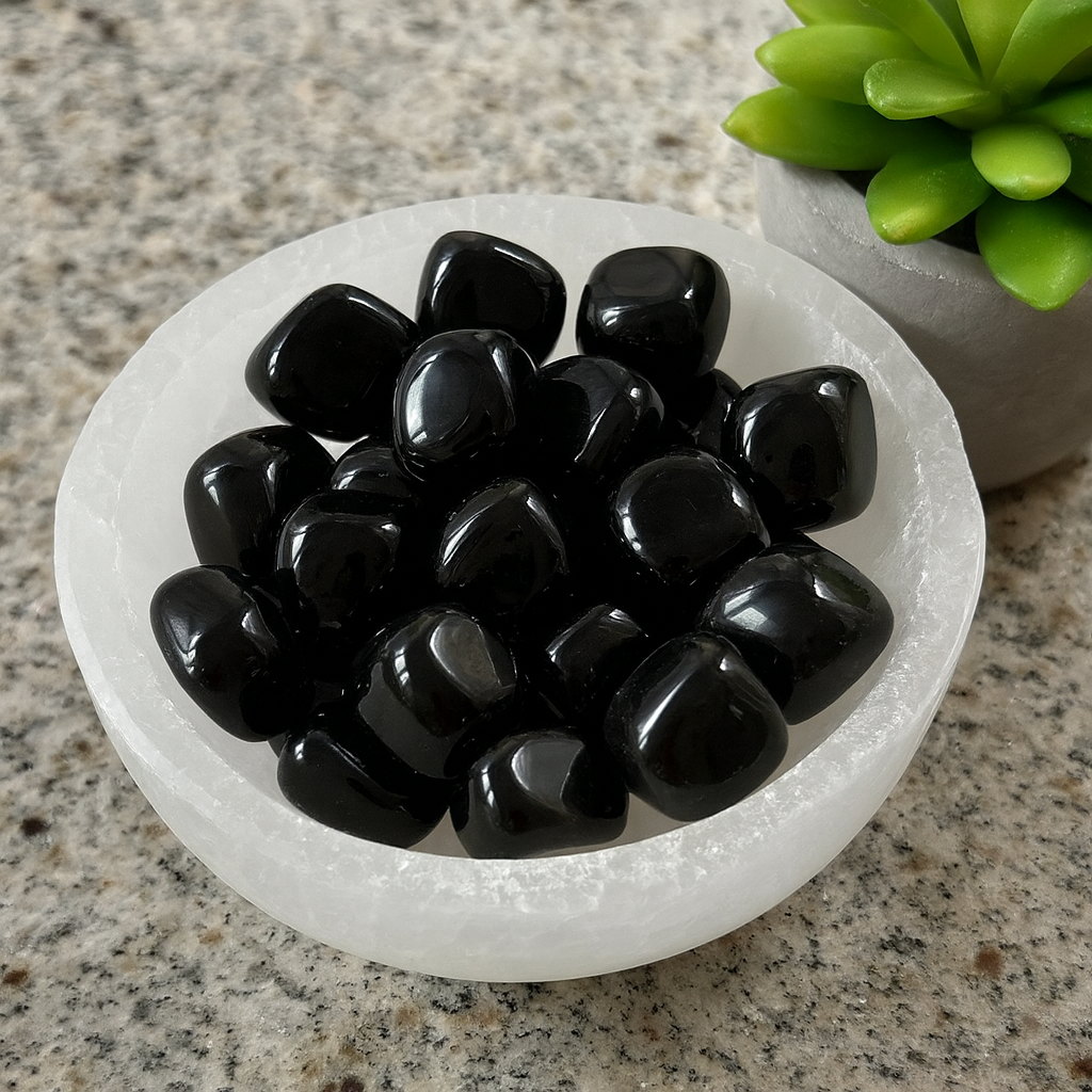Black Obsidian Tumbled Stone