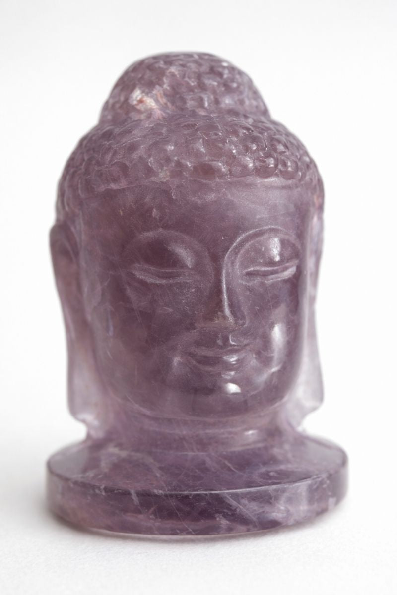 Fluorite Buddha