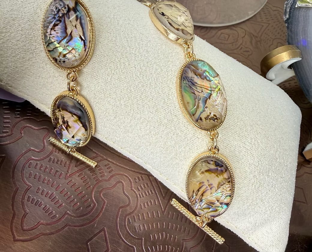 Natural Abalone Shell Bracelet