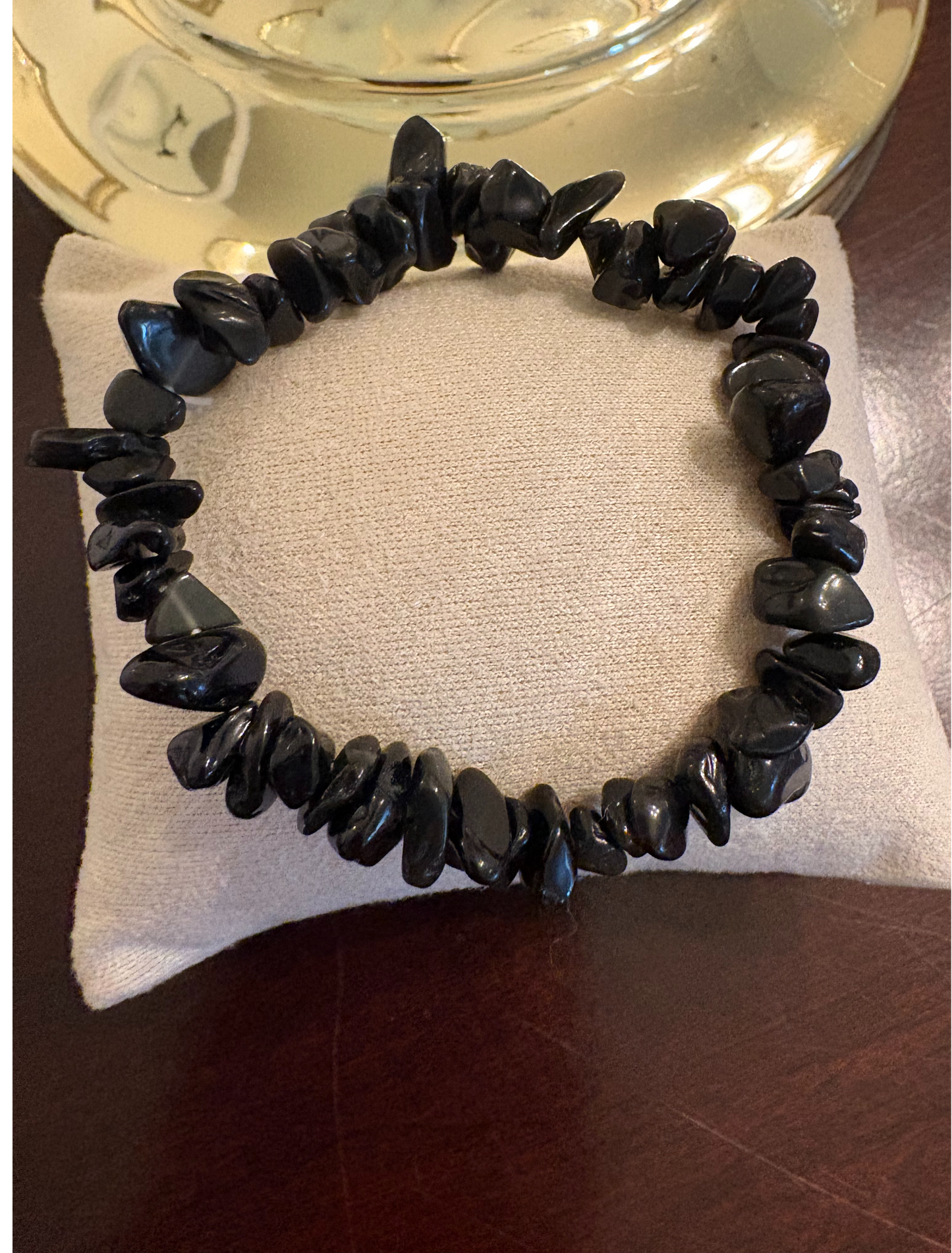 Black Obsidian Bracelet - Chip