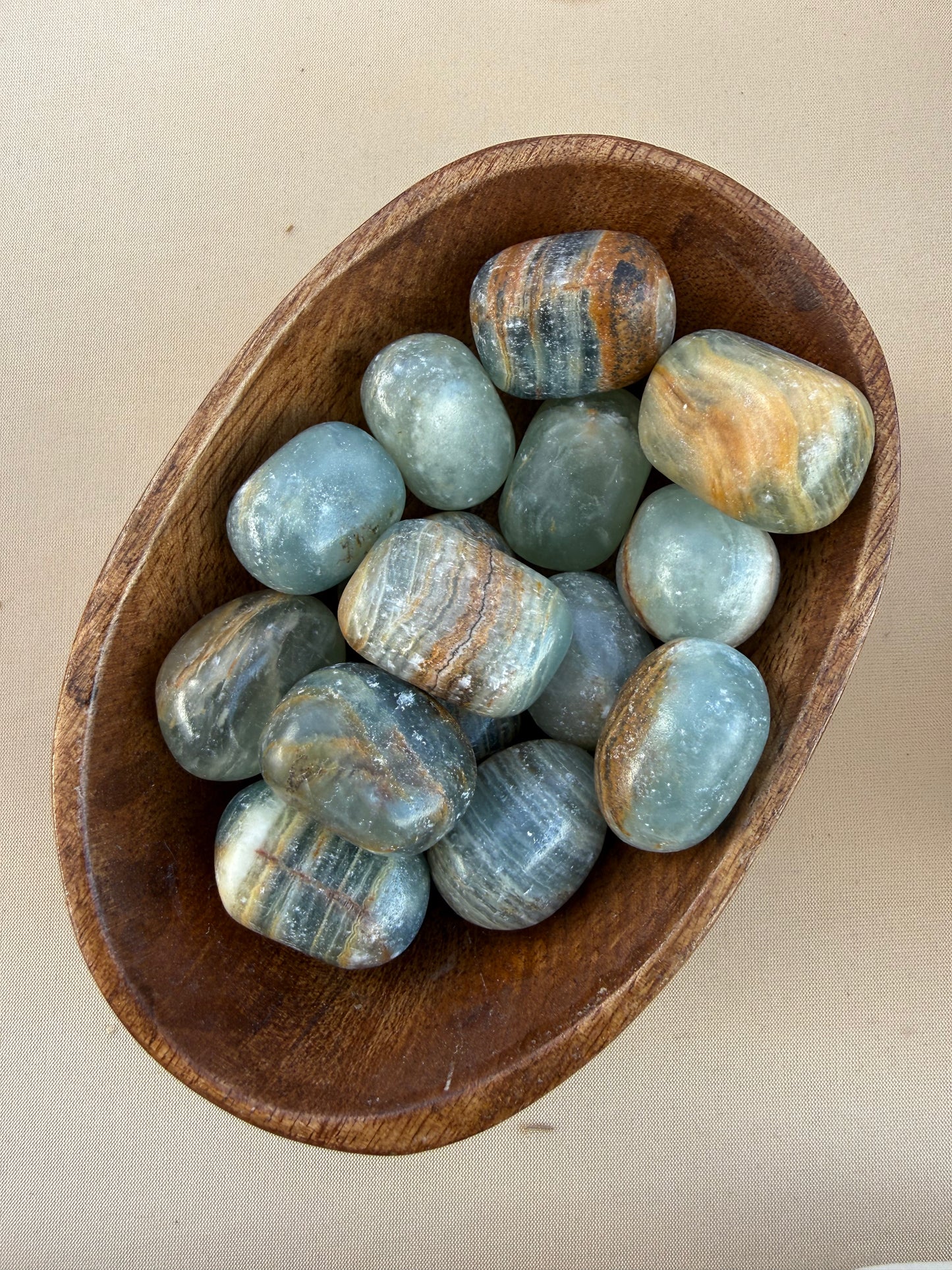 Blue Onyx Tumbled Stone