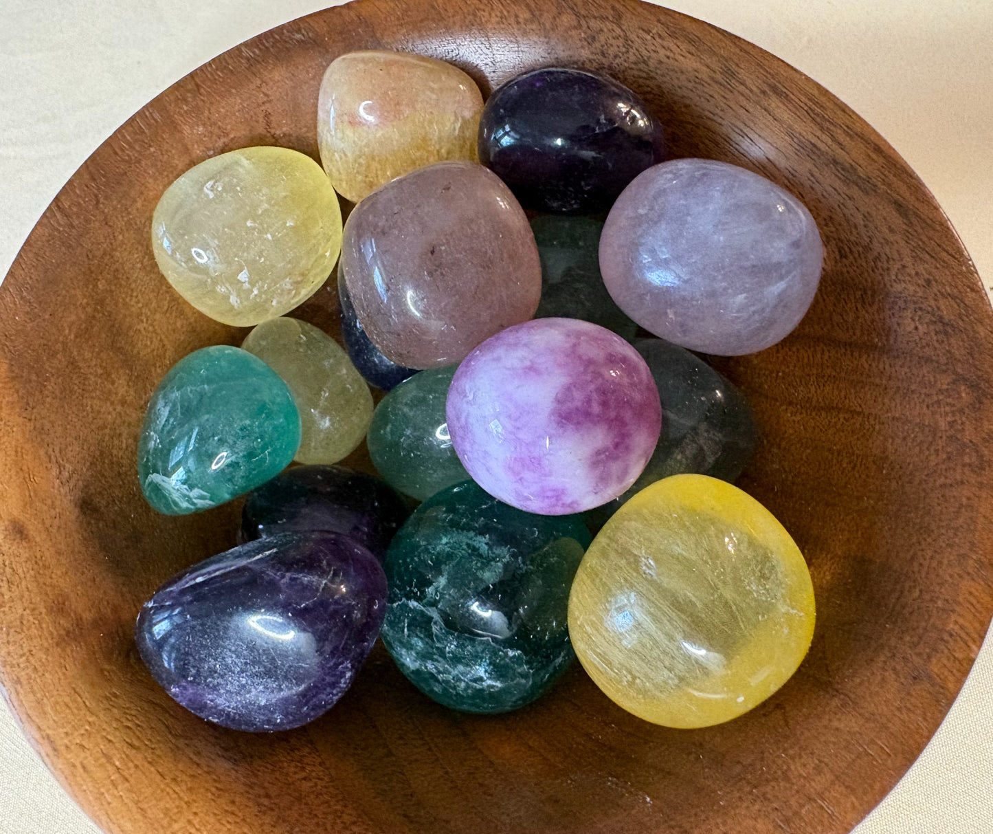 Candy Fluorite Tumbled Stone