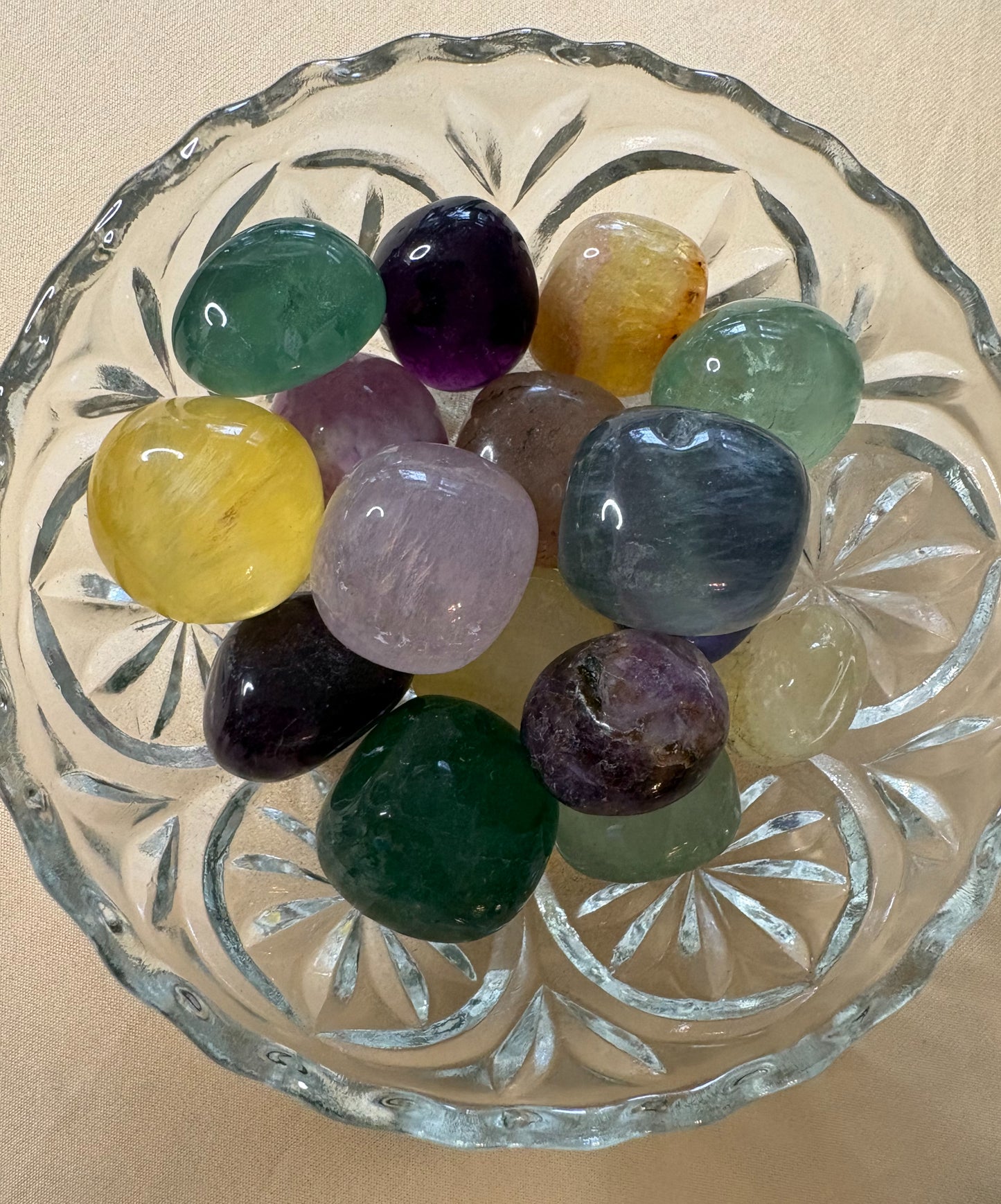 Candy Fluorite Tumbled Stone