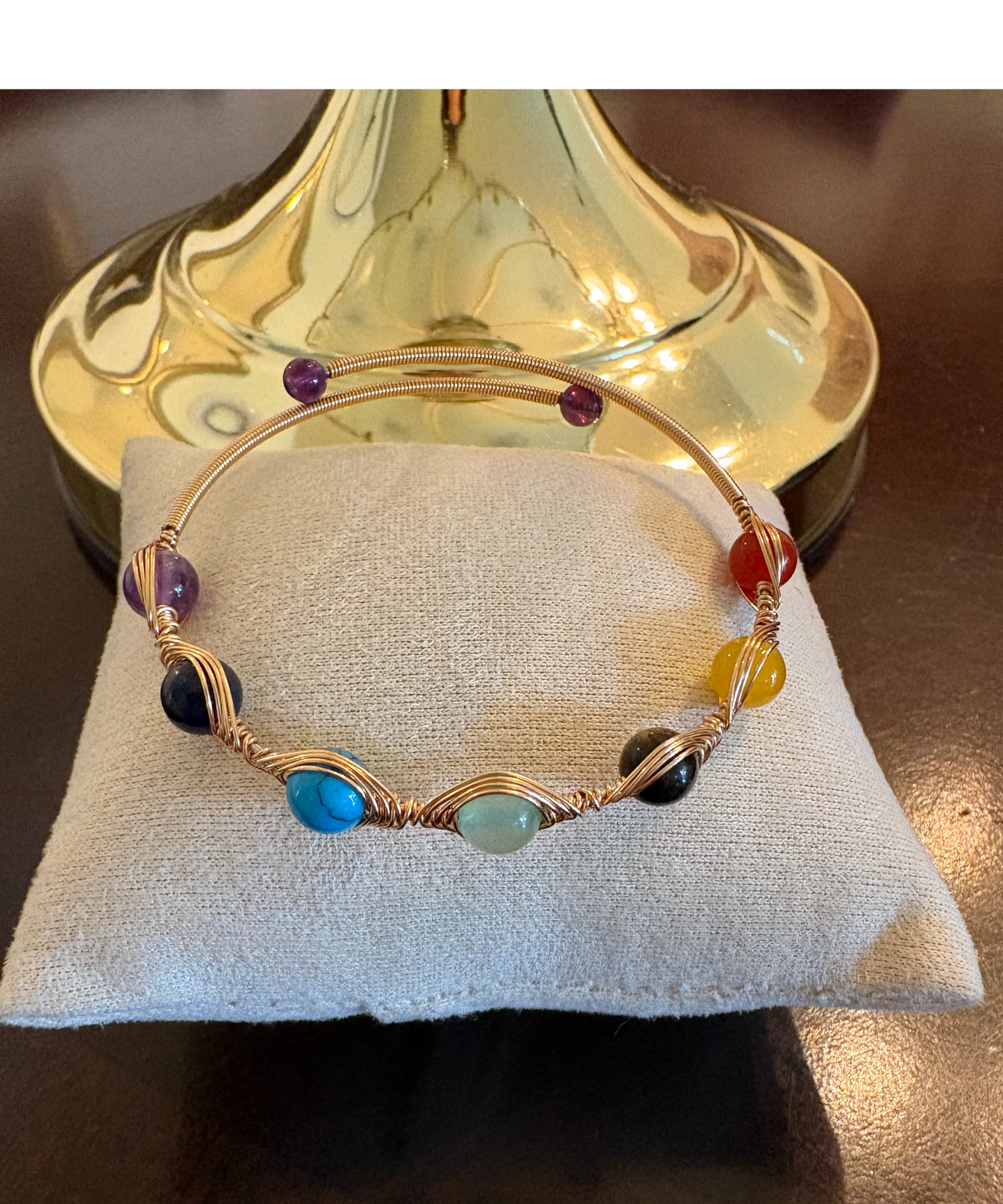 Handmade Wound Chakra Bracelet