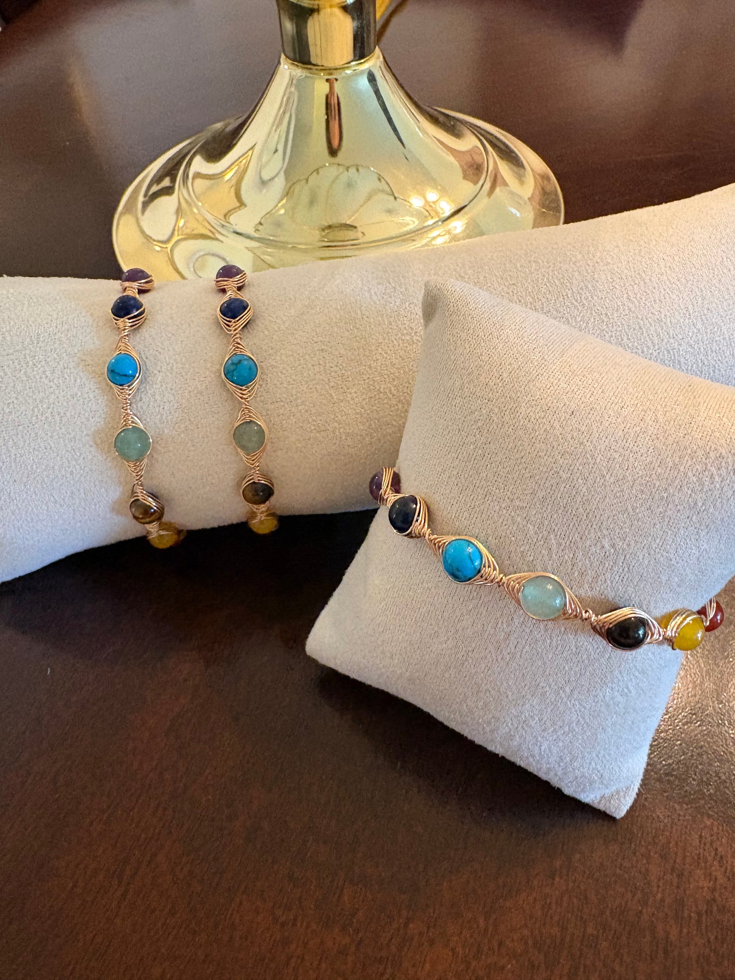 Handmade Wound Chakra Bracelet