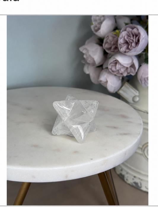 Clear Quartz Merkaba