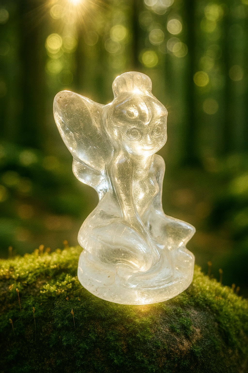 Quartz Fairy Carving