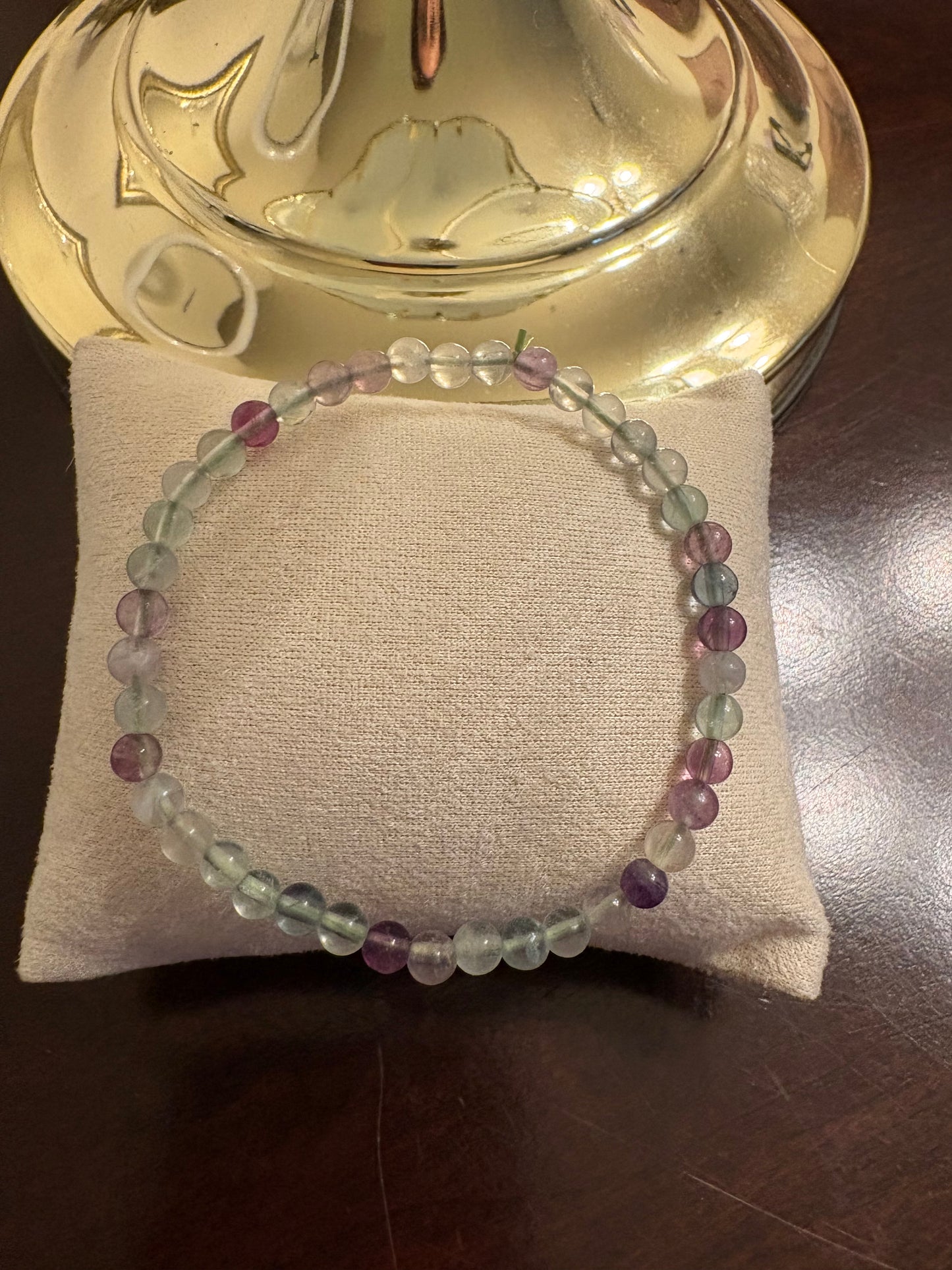 Fluorite Bracelet, 4mm