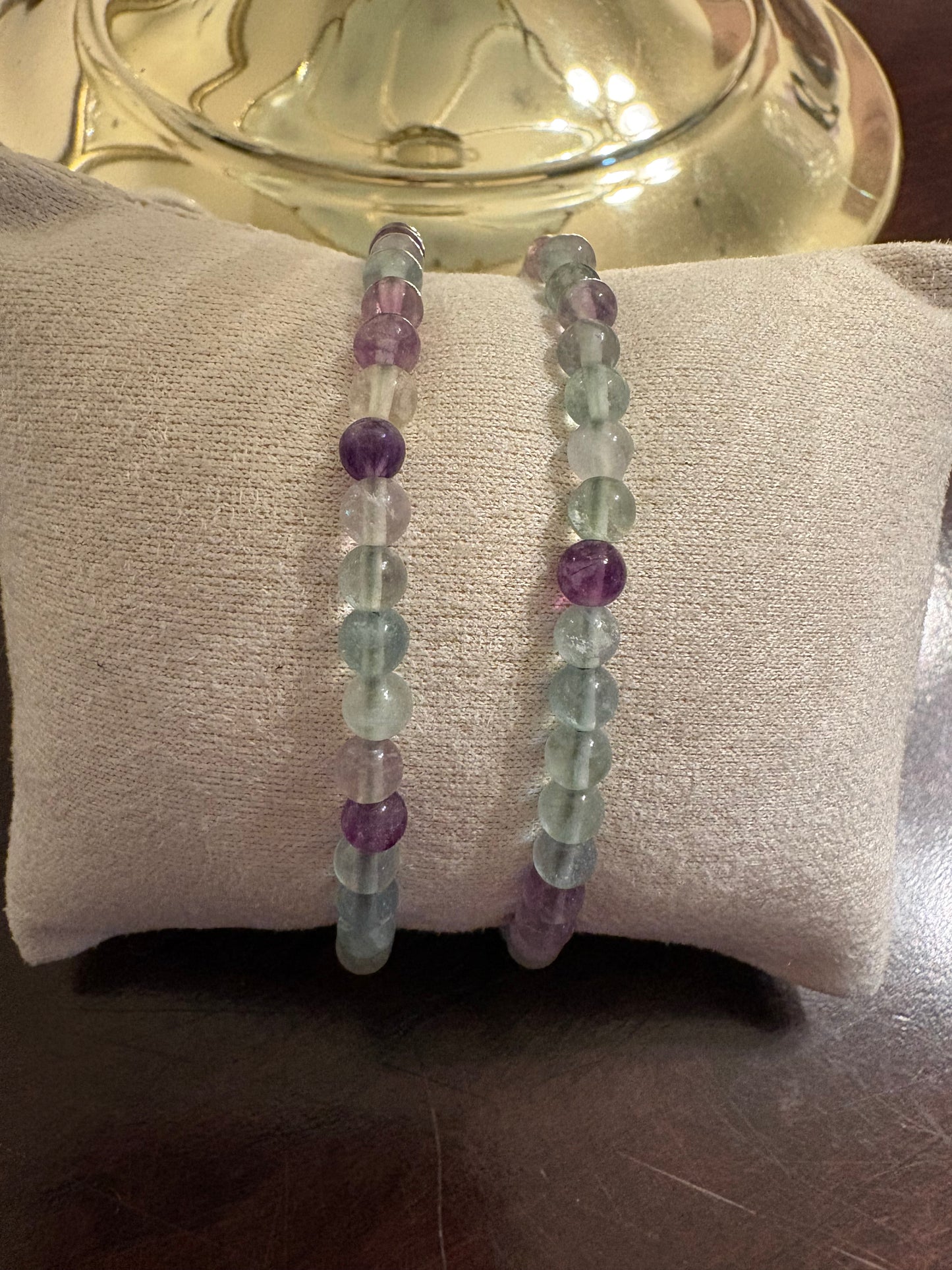 Fluorite Bracelet, 4mm