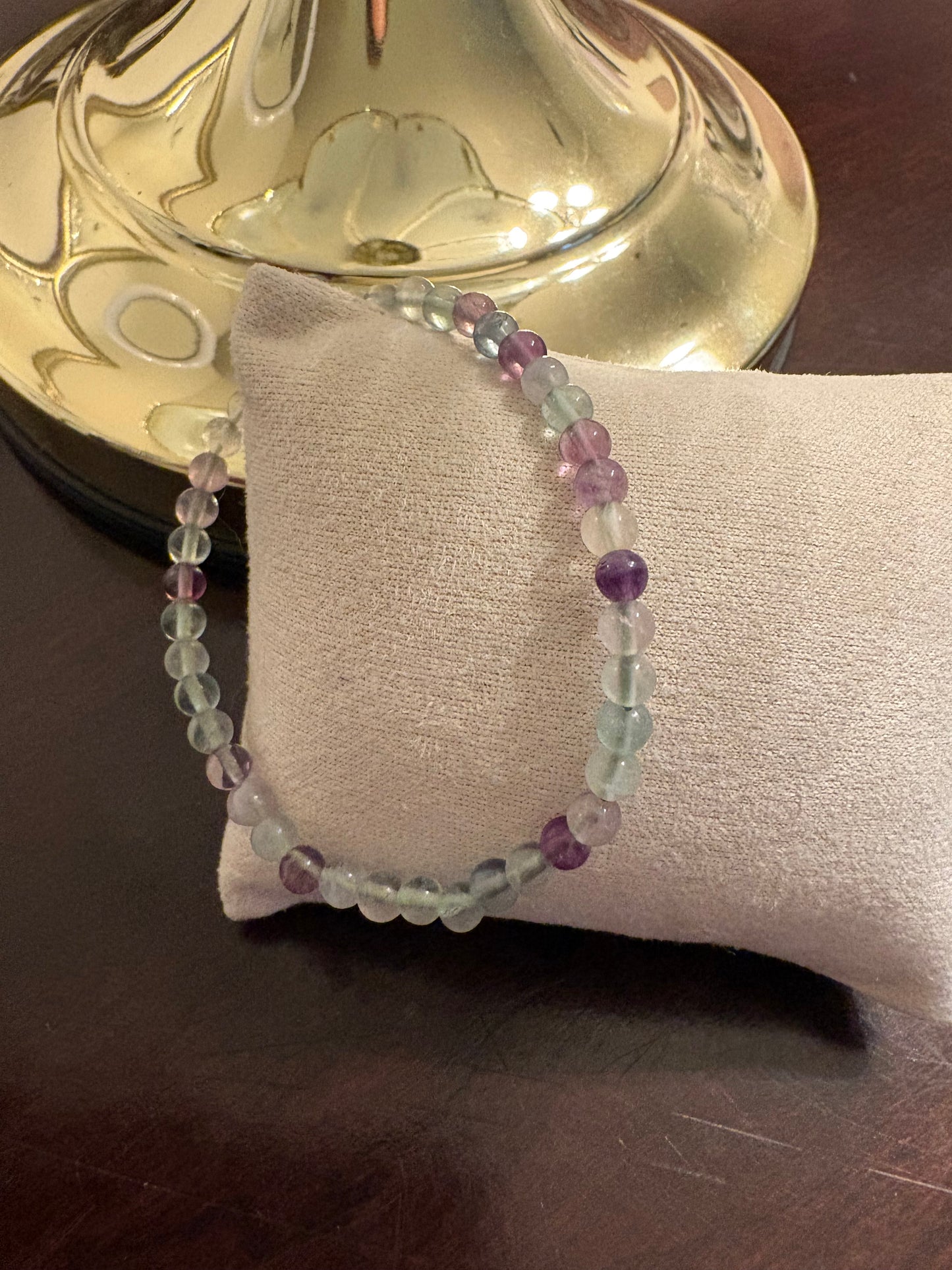 Fluorite Bracelet, 4mm