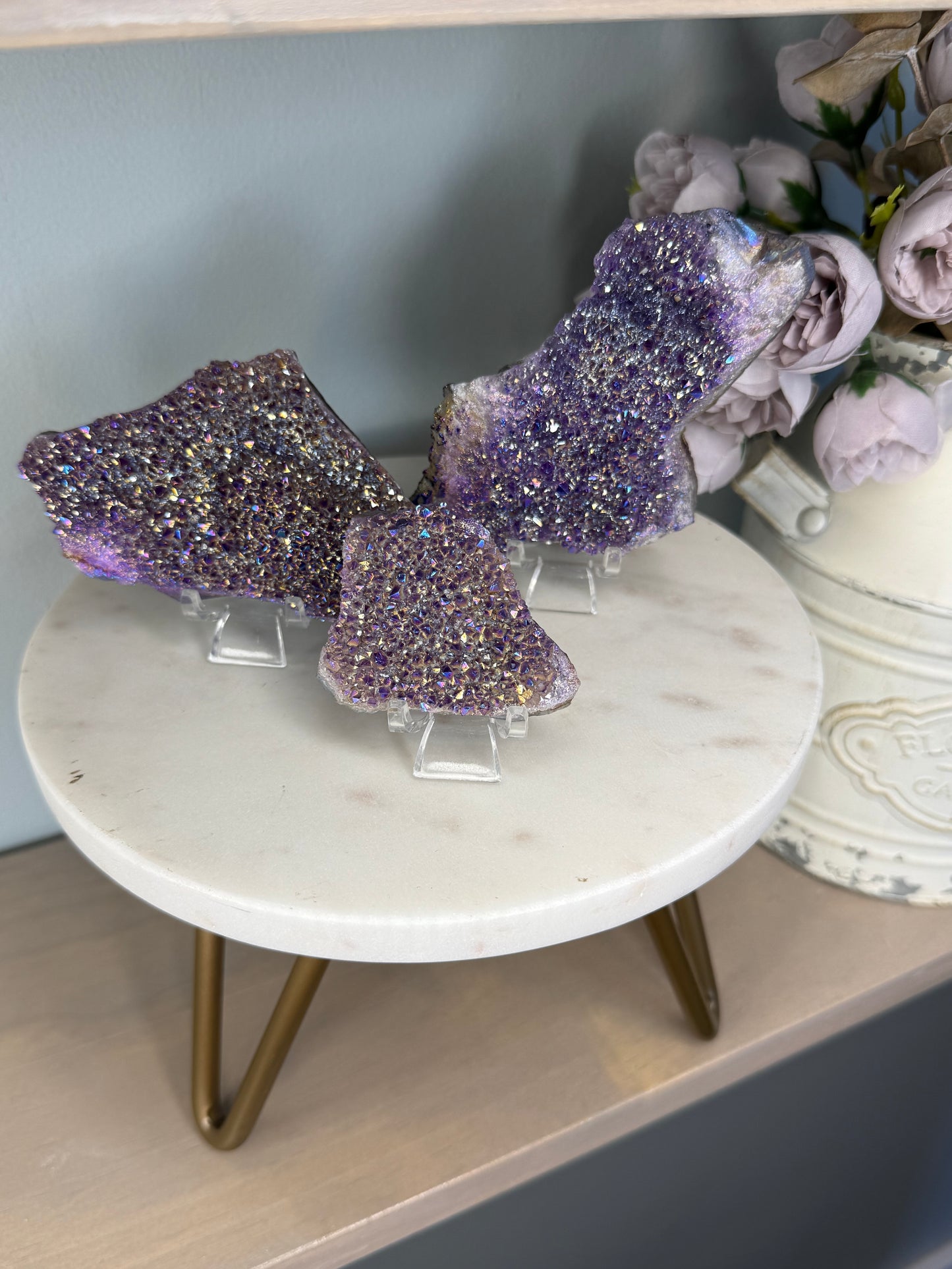 Aura Amethyst Cluster