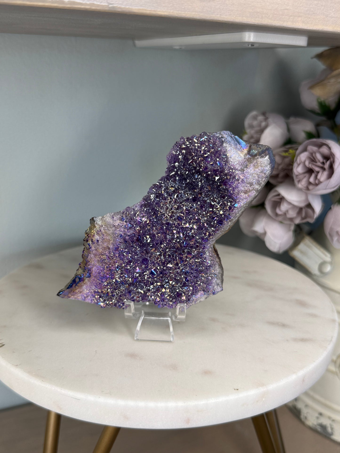 Aura Amethyst Cluster