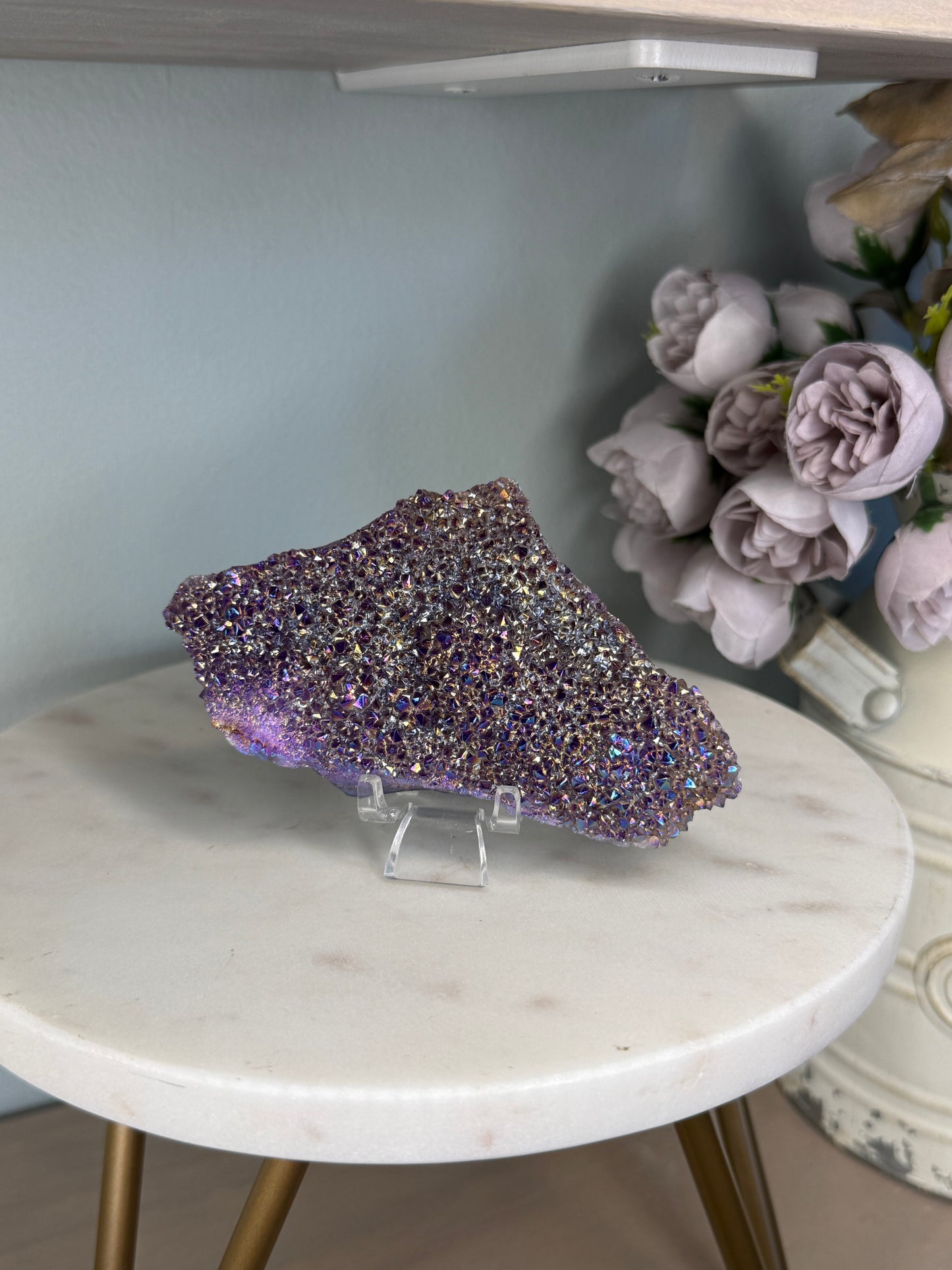 Aura Amethyst Cluster