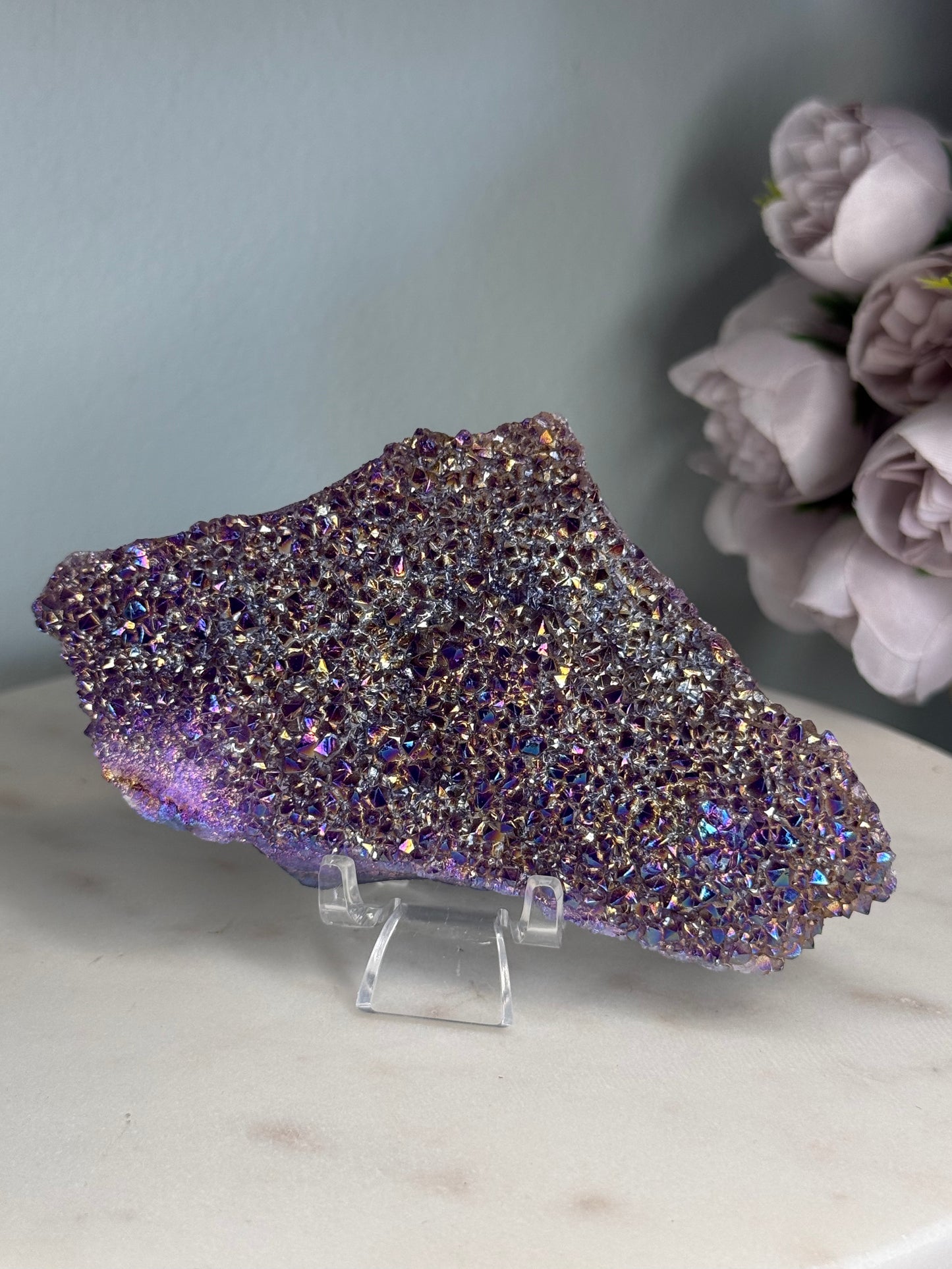 Aura Amethyst Cluster