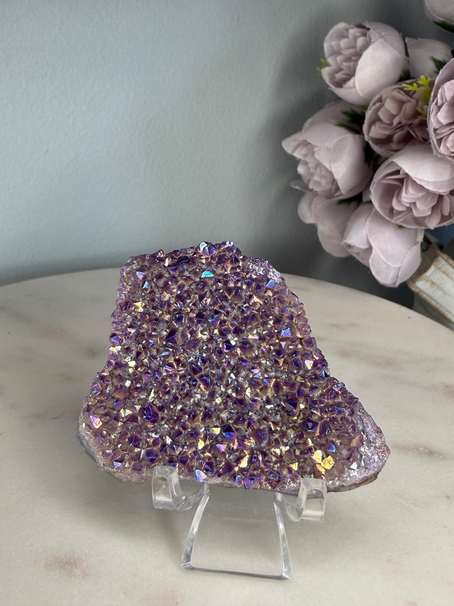 Aura Amethyst Cluster