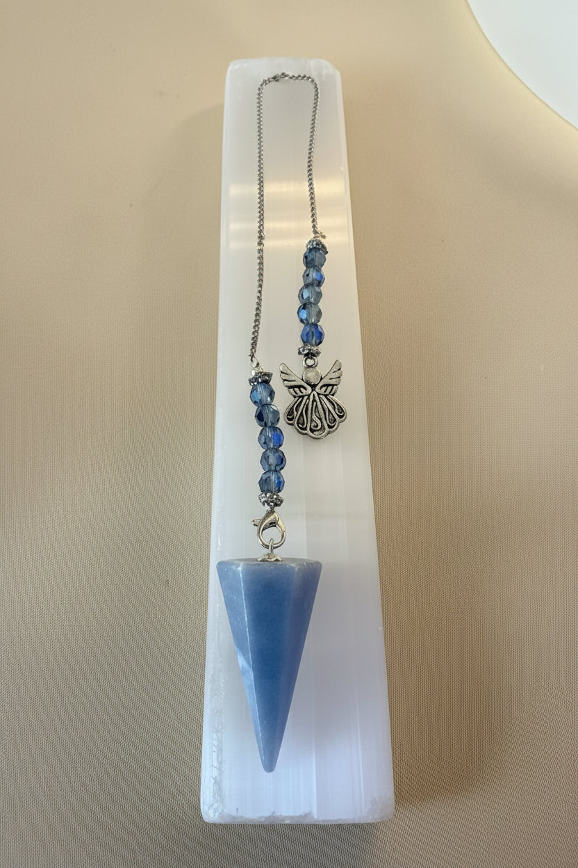 Angelite Angel Pendulum