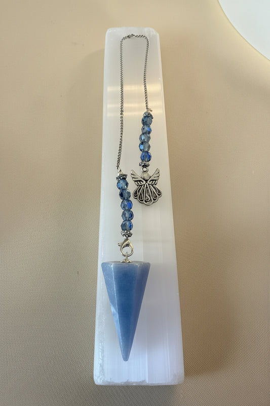 Angelite Angel Pendulum
