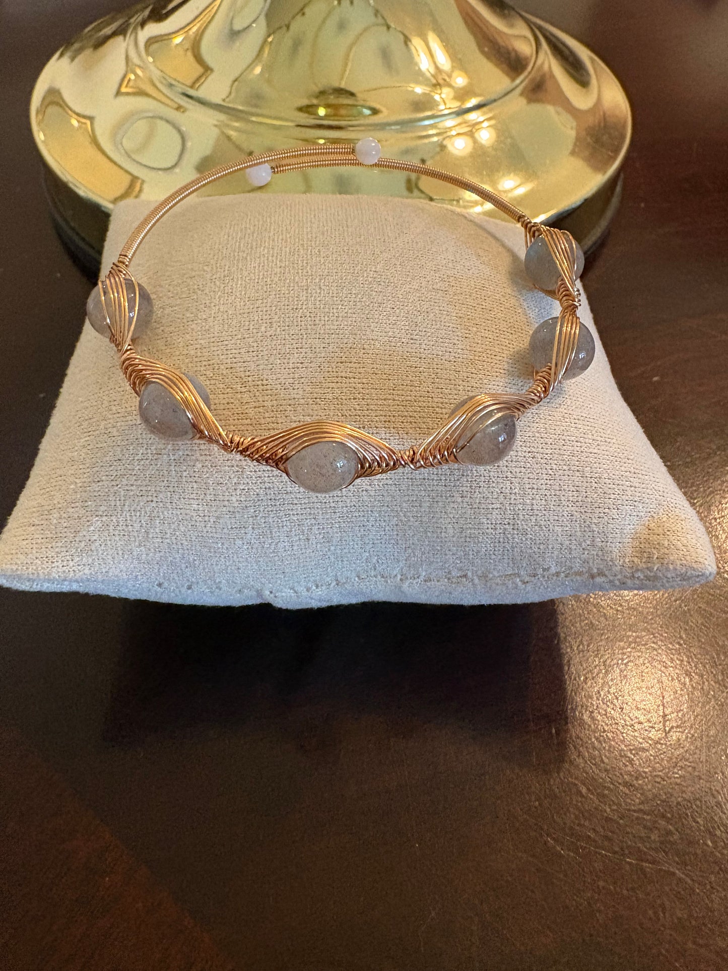 Handmade Wound Labradorite Bracelet