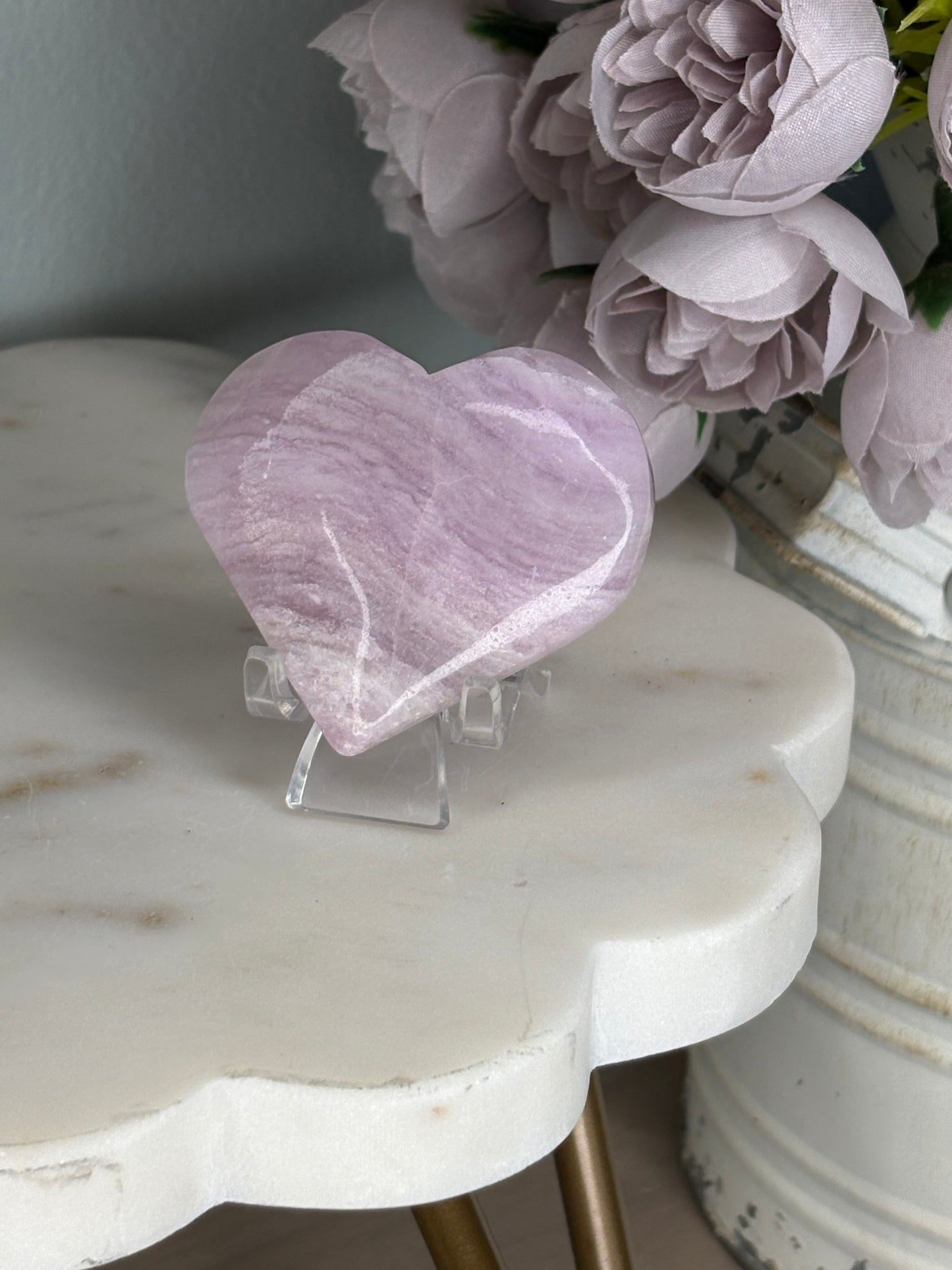 Fluorite Heart - Faceted