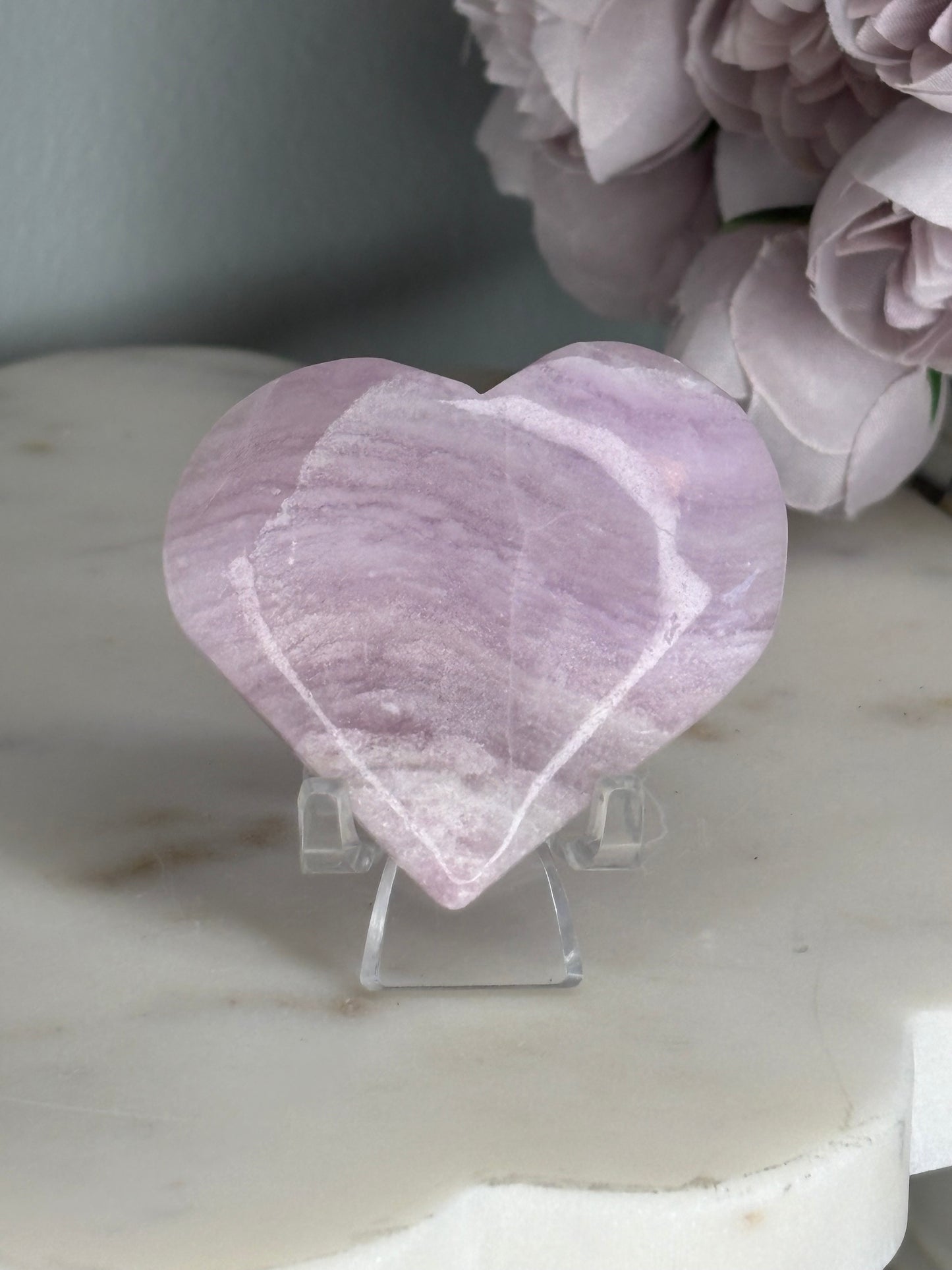 Fluorite Heart - Faceted
