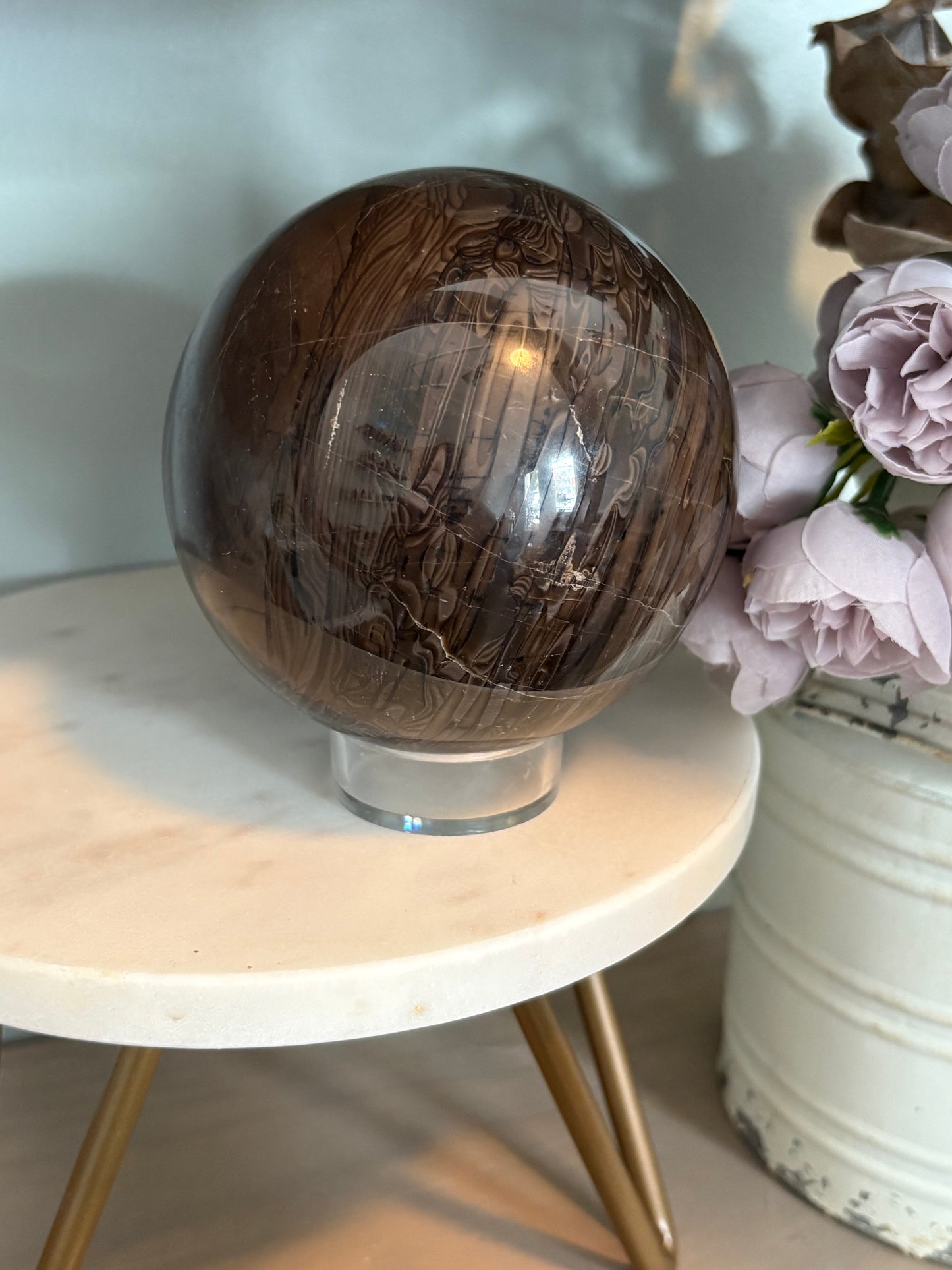 Black Moonstone Sphere