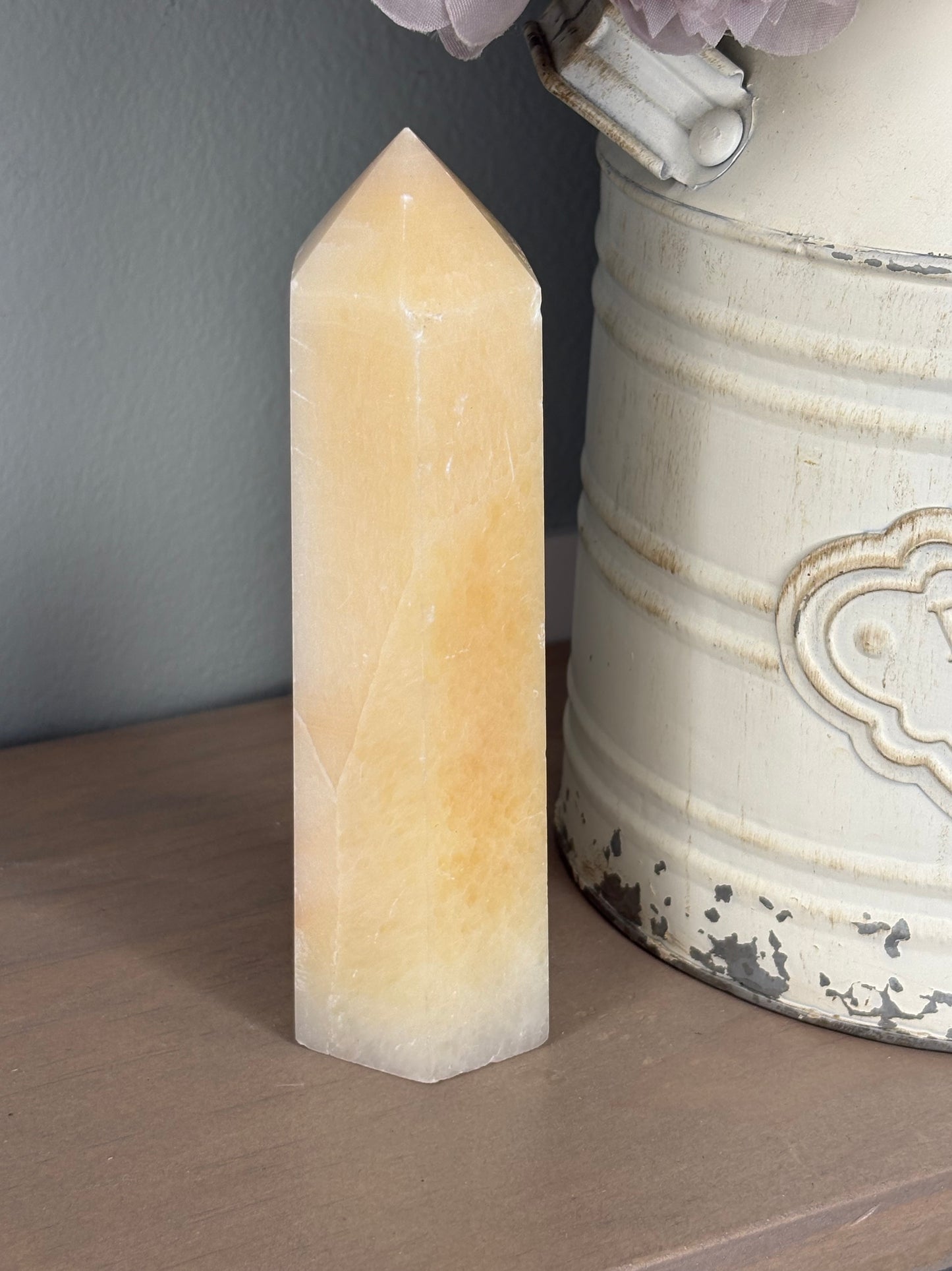 Orange Calcite Tower