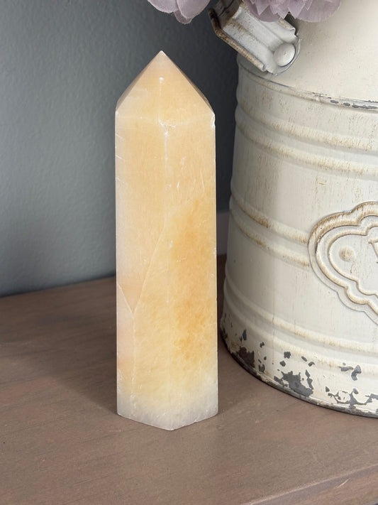 Orange Calcite Tower