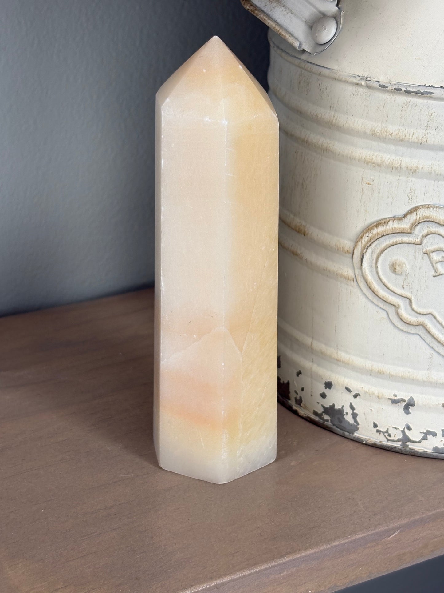 Orange Calcite Tower