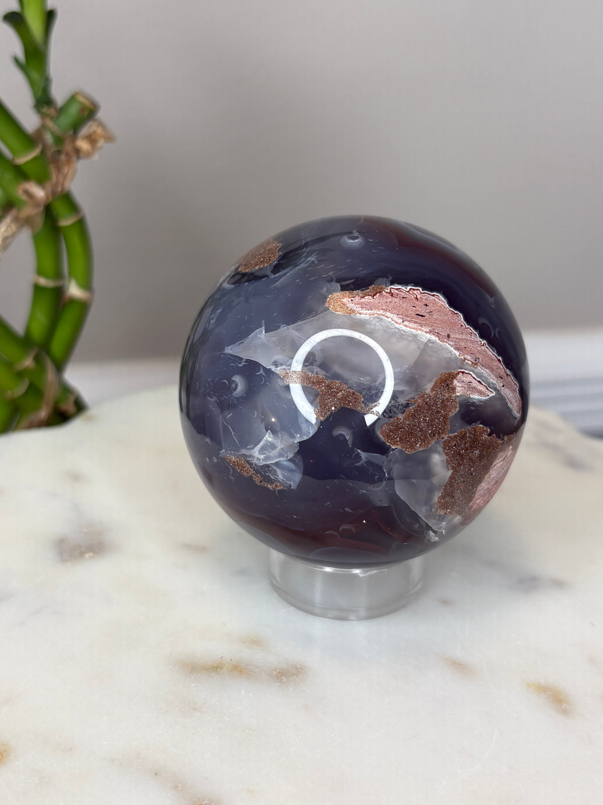 Volcano Agate Sphere
