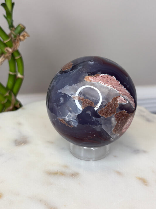 Volcano Agate Sphere