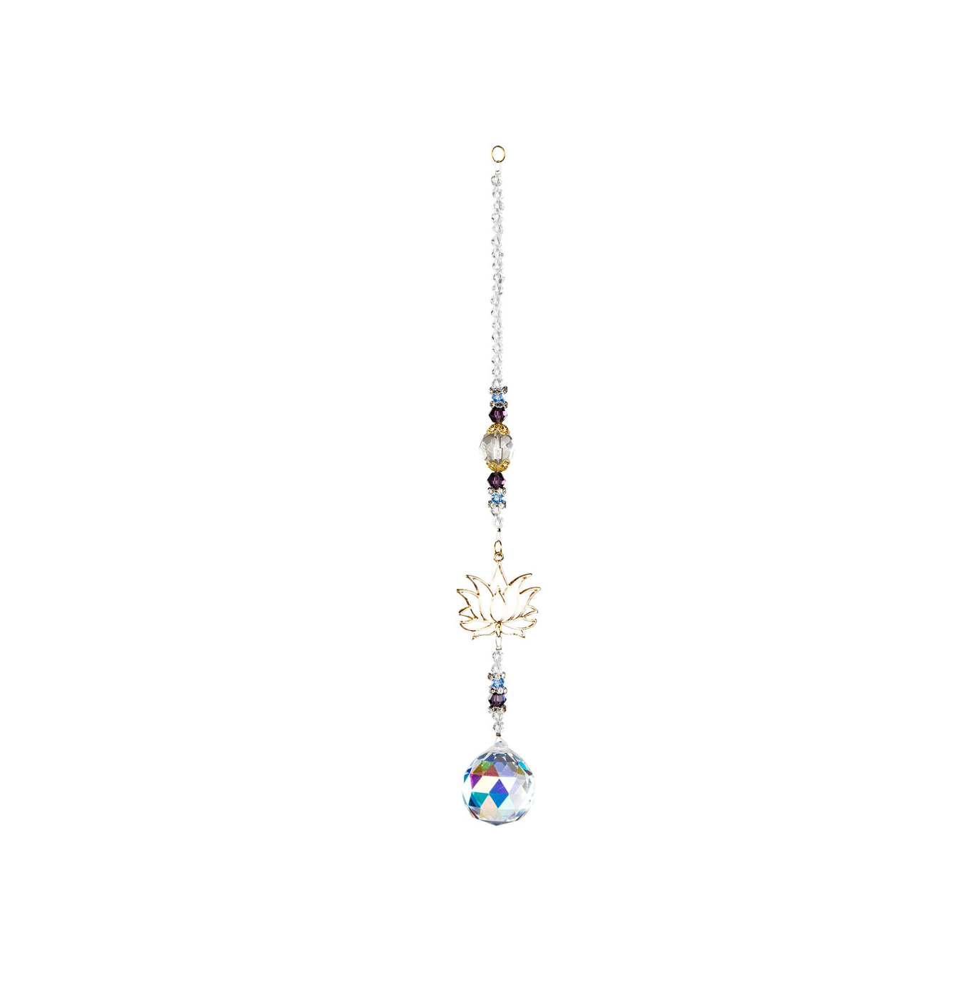 Lotus Crystal Suncatcher