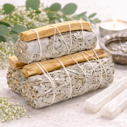 White Sage & Palo Santo Cleansing Bundle