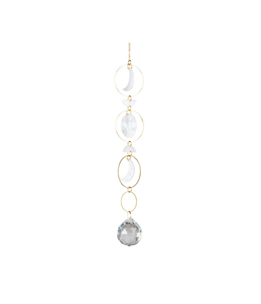 Sun & Moon Resin Crystal Suncatcher
