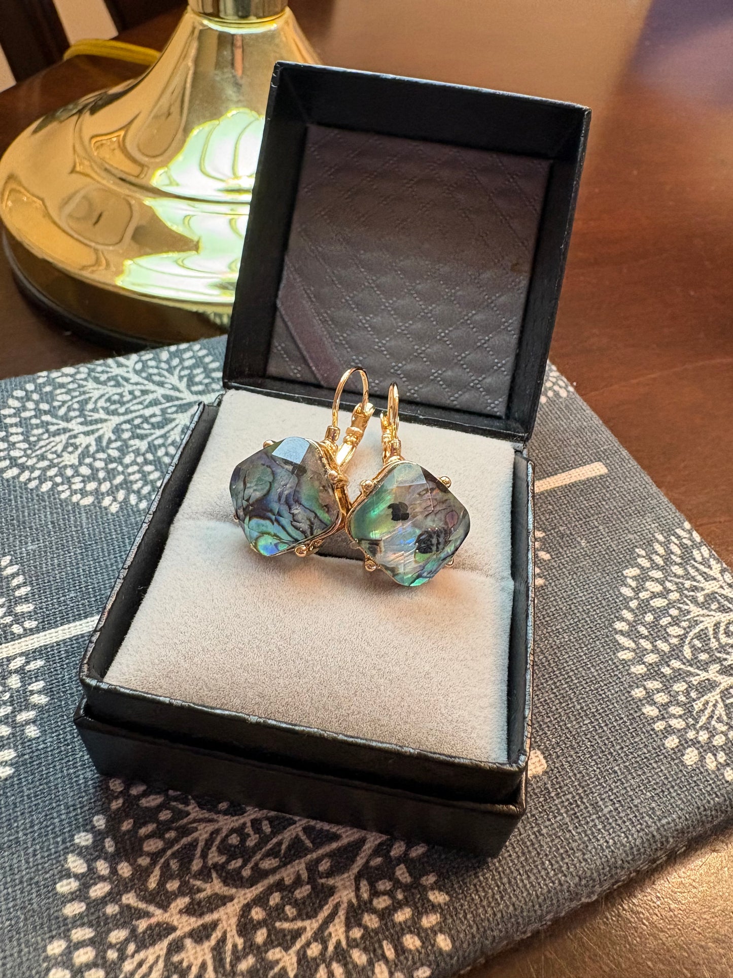 Natural Abalone Shell Earrings