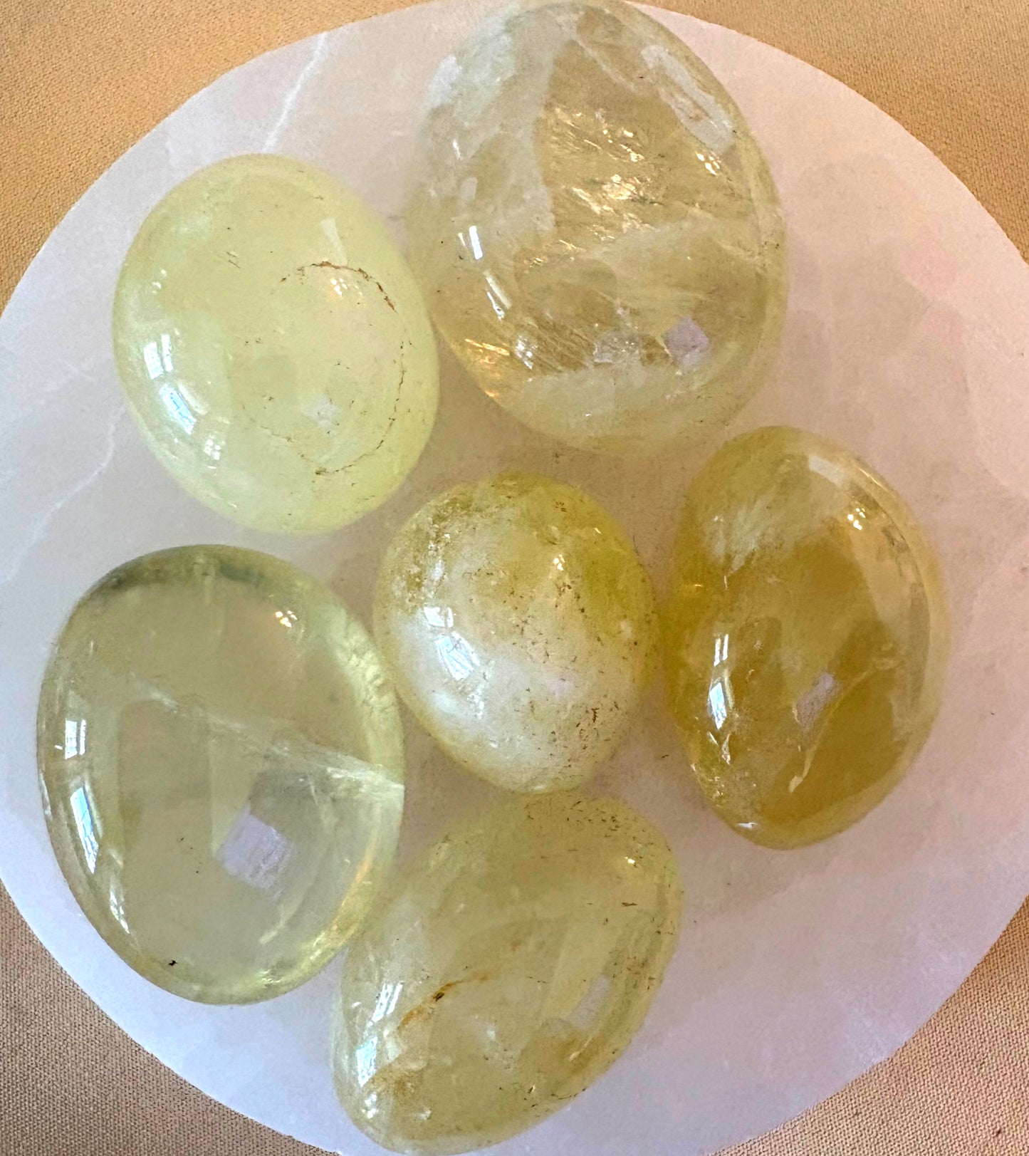 Lemon Quartz Tumbled Stone