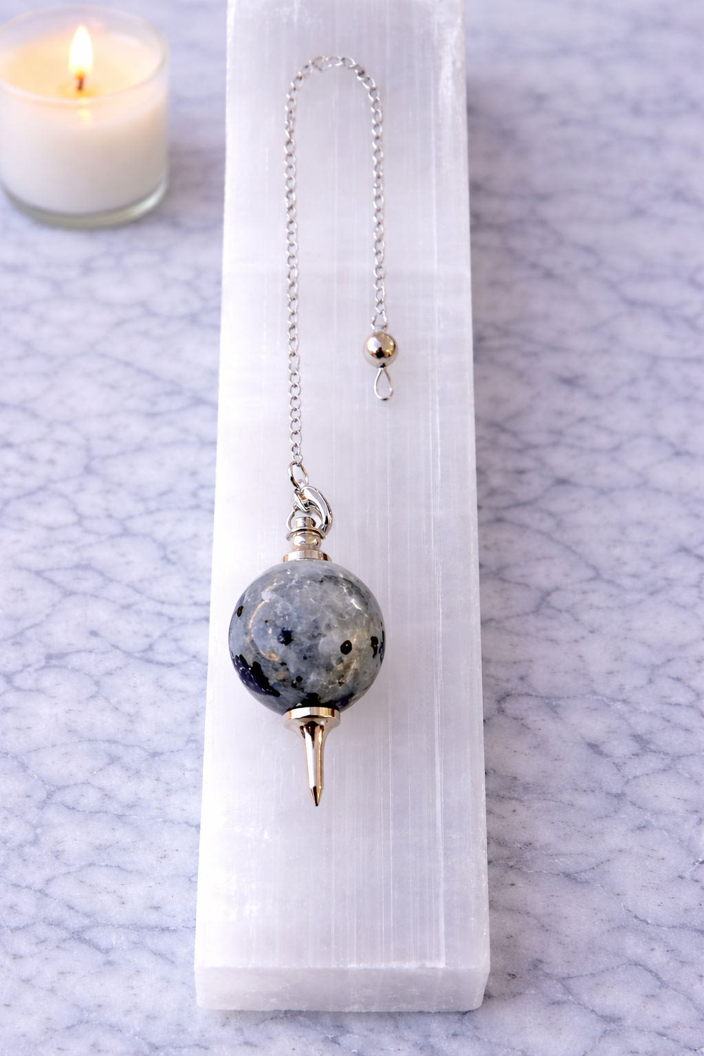 Rainbow Moonstone Pendulum