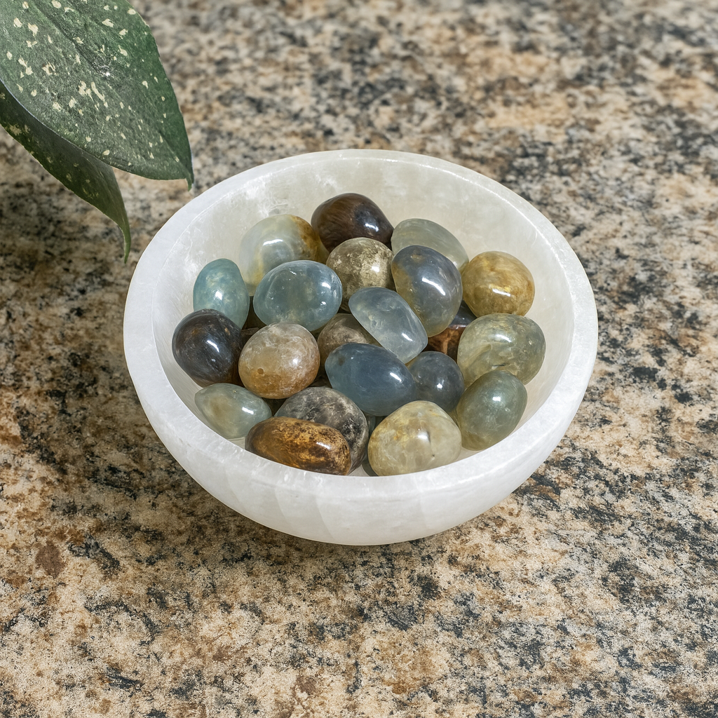 Blue Onyx Tumbled Stone