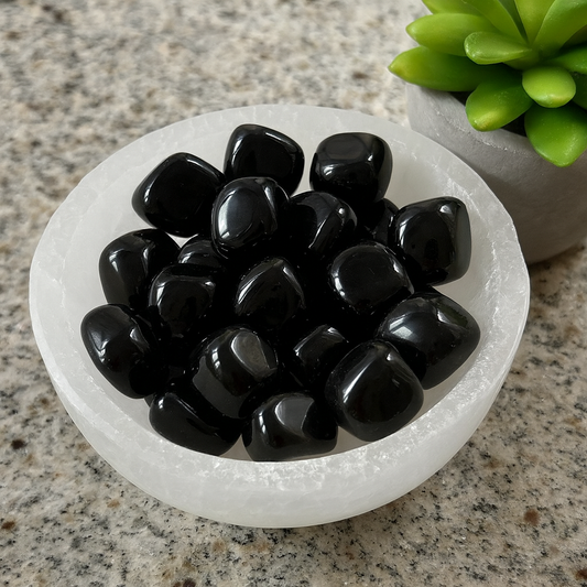Black Obsidian Tumbled Stone
