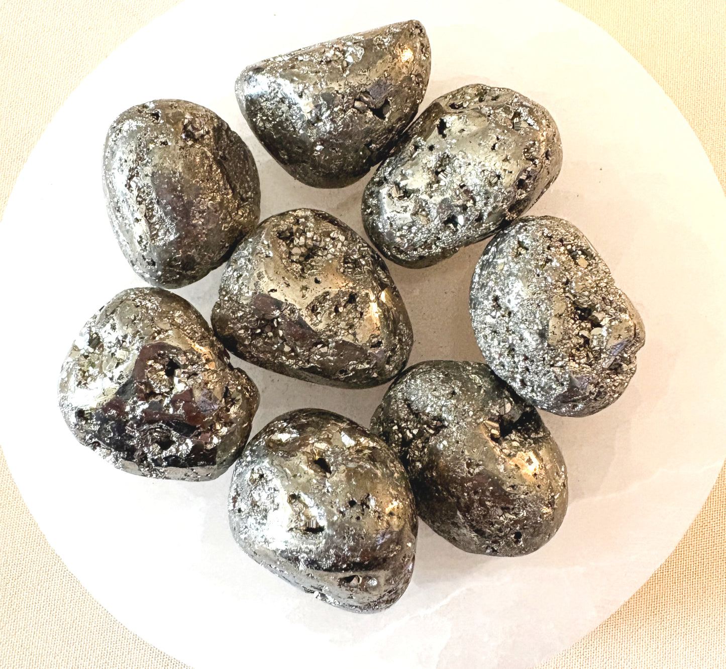 Pyrite Tumbled Stone
