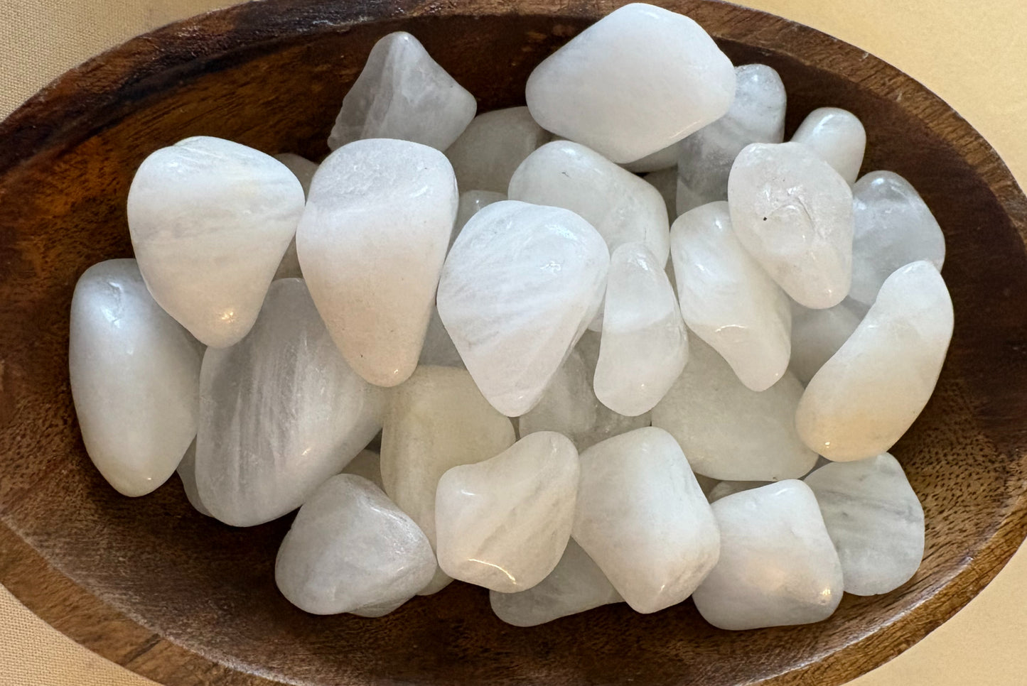 White Quartz Tumbled Stone