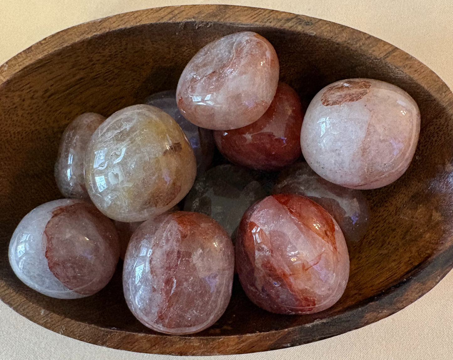 Fire Quartz Tumbled Stone