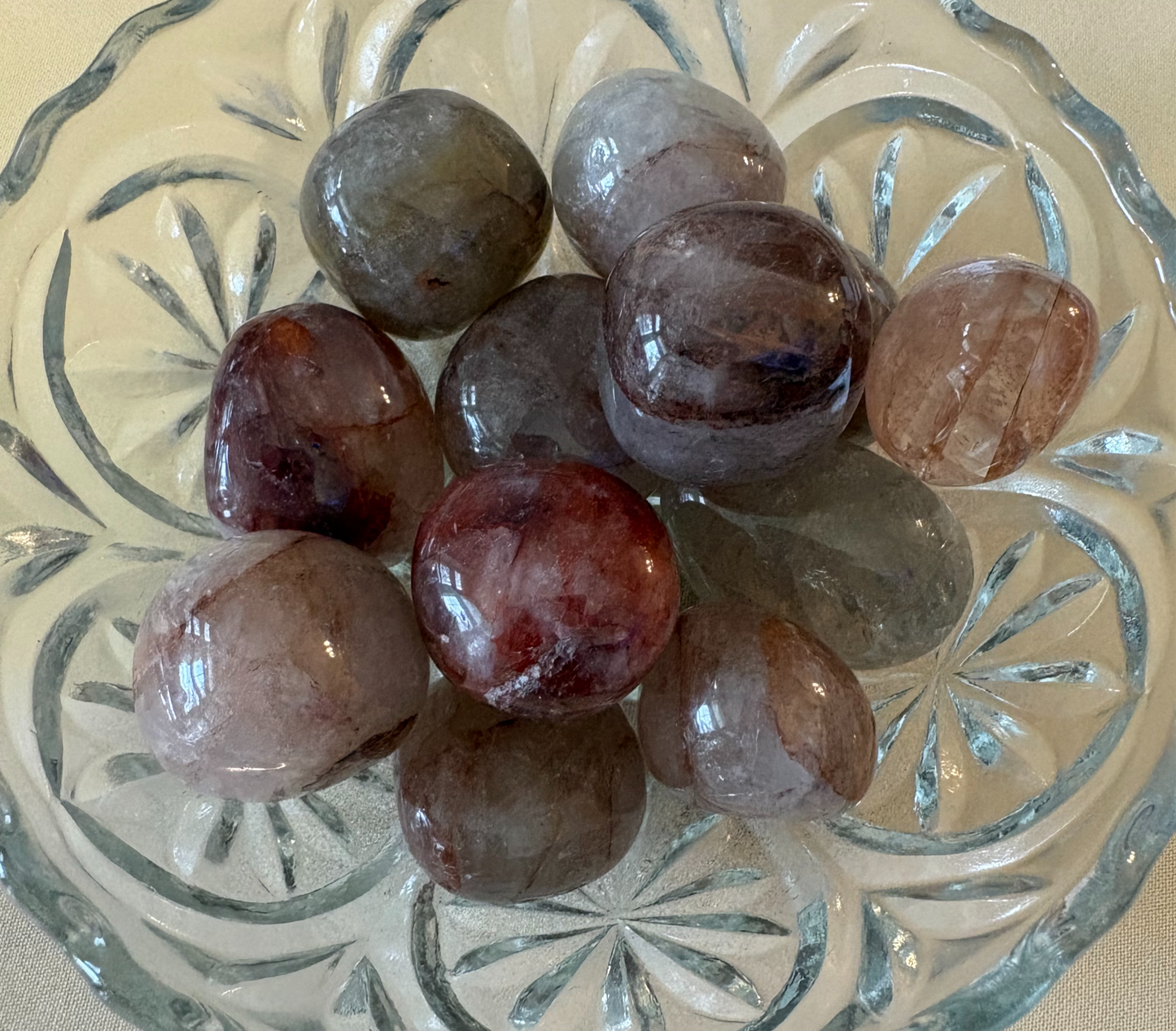 Fire Quartz Tumbled Stone
