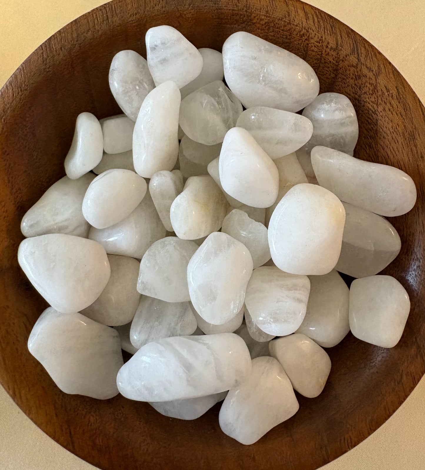 White Quartz Tumbled Stone