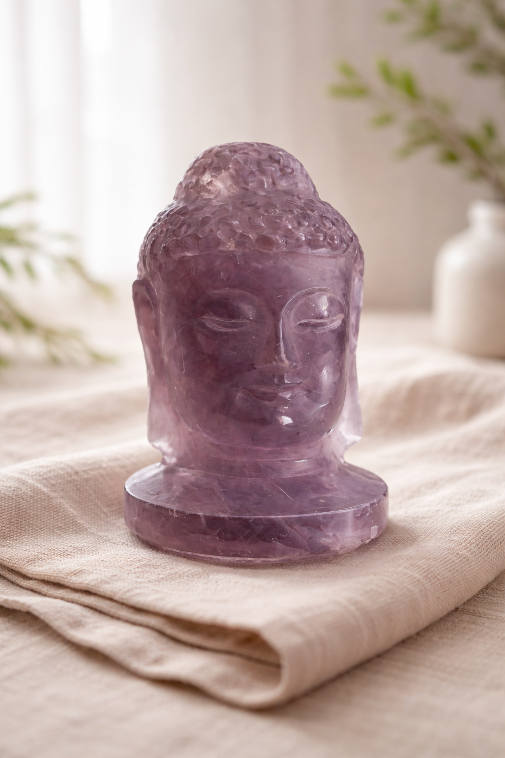 Fluorite Buddha