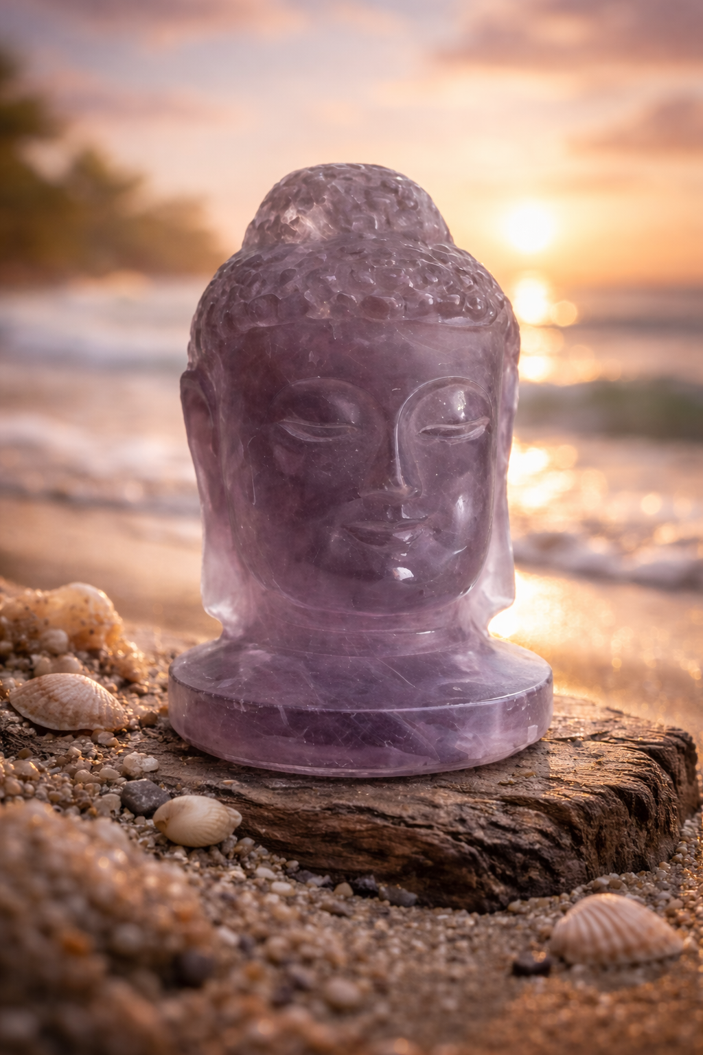 Fluorite Buddha